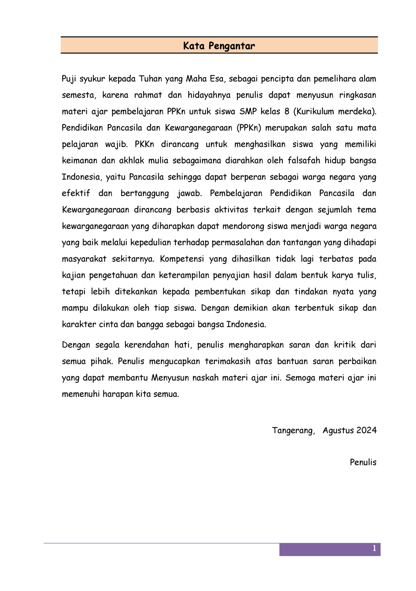 Kata Pengantar