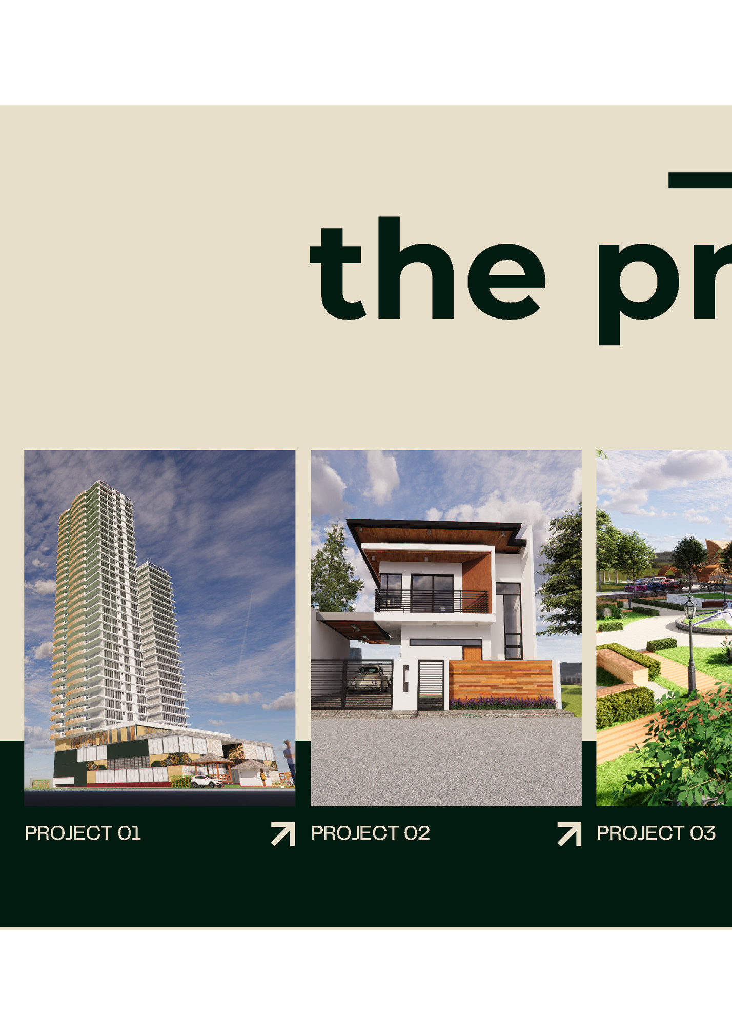 the projects.