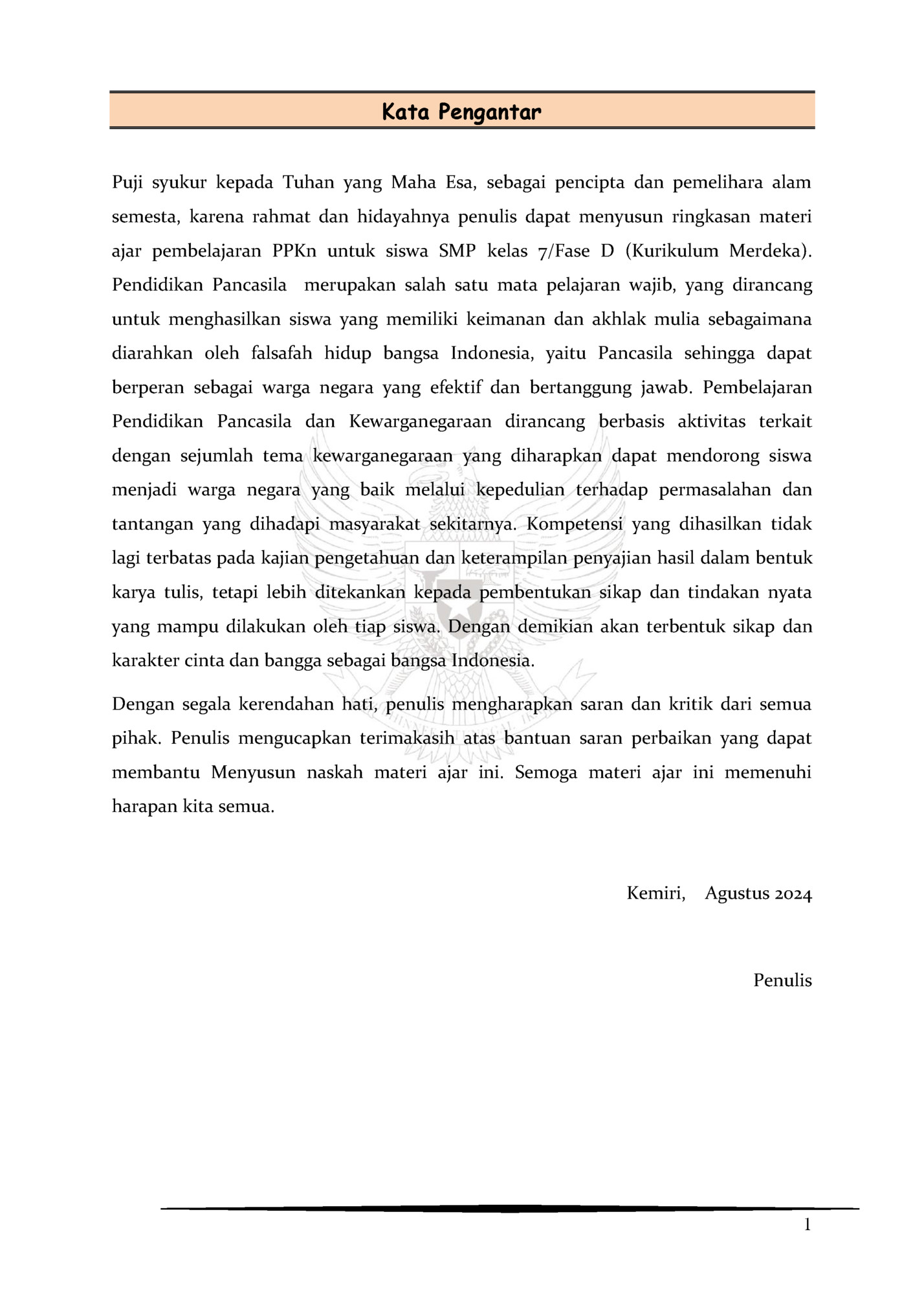 Kata Pengantar