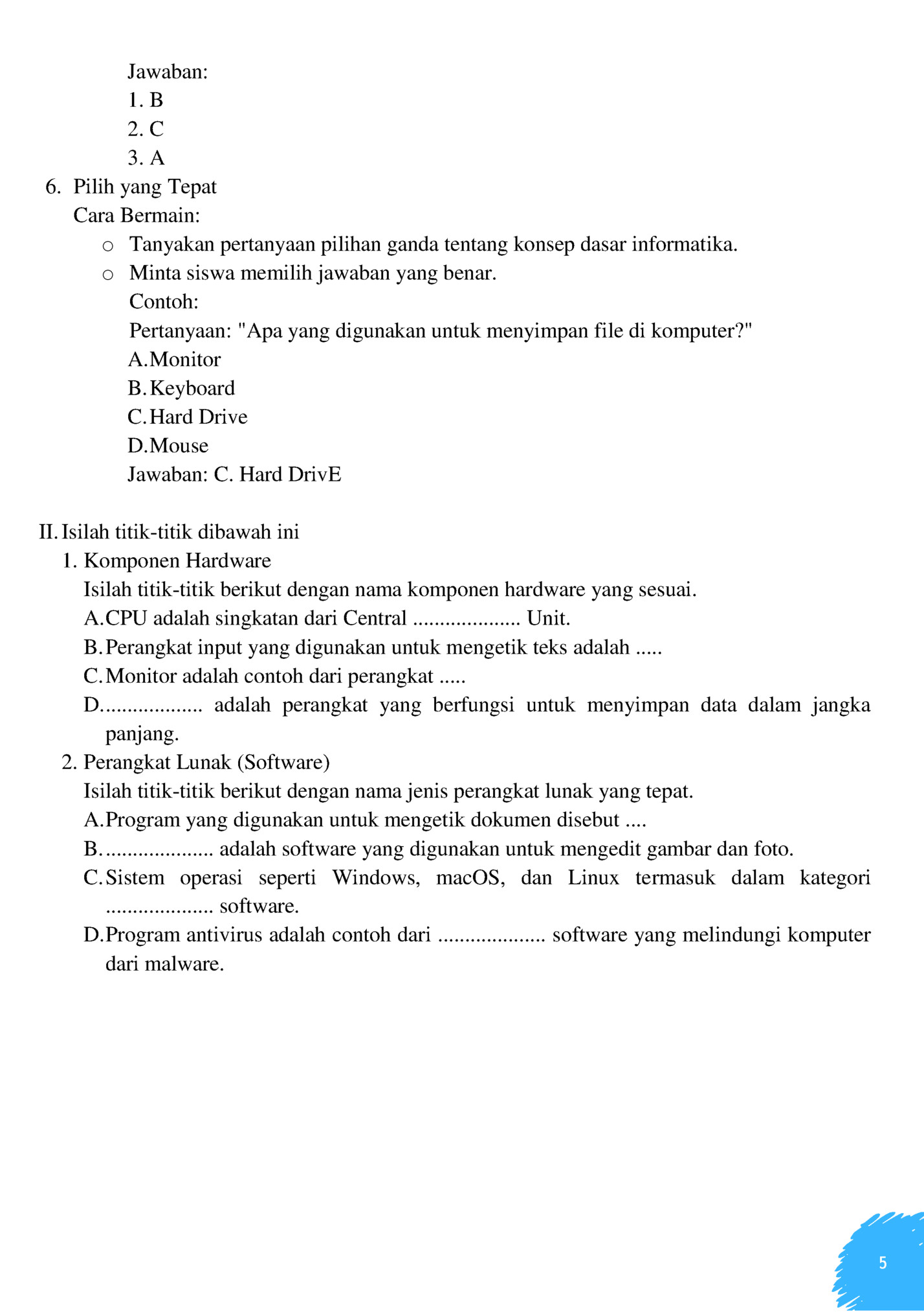 Jawaban: