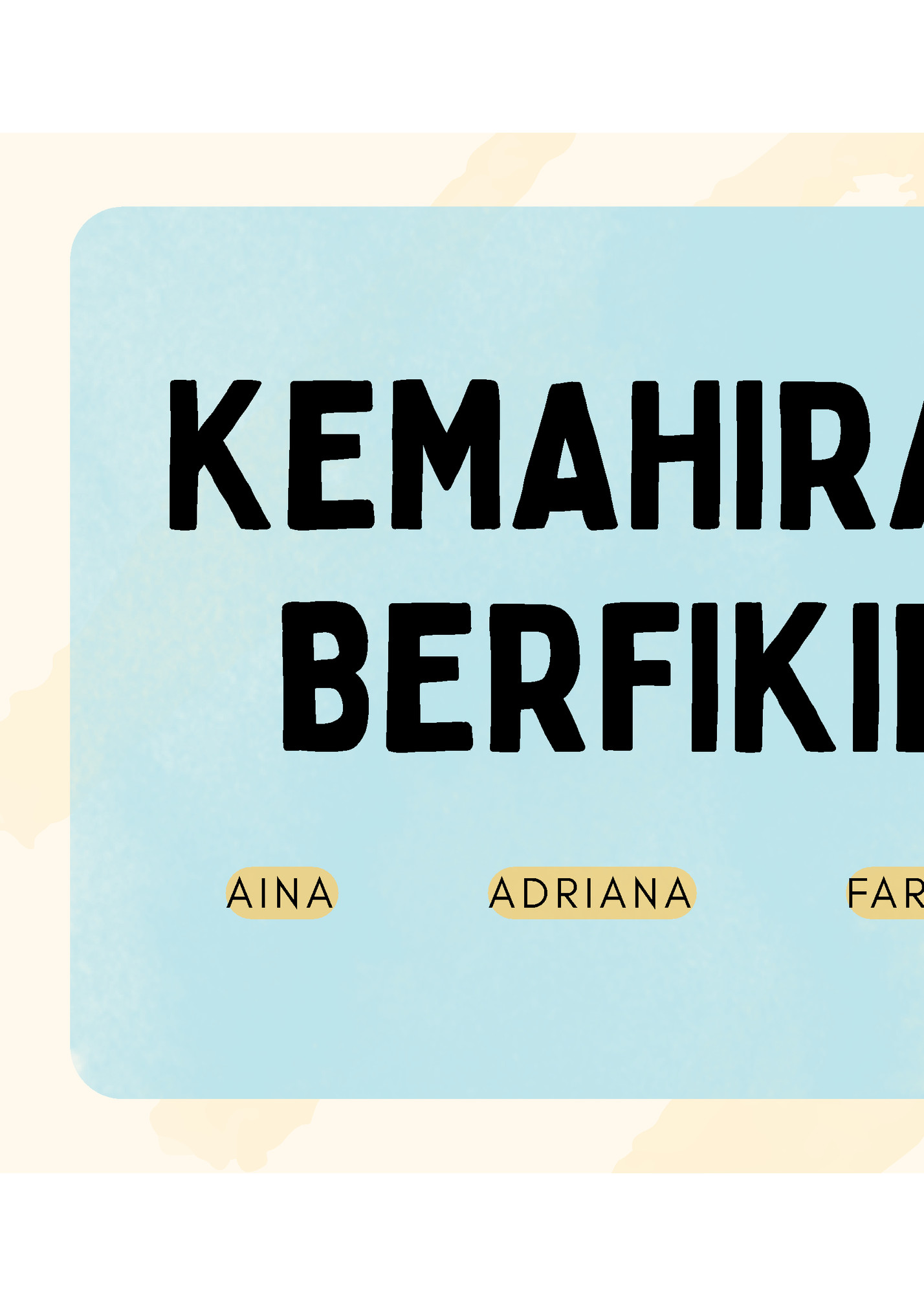 KEMAHIRAN
