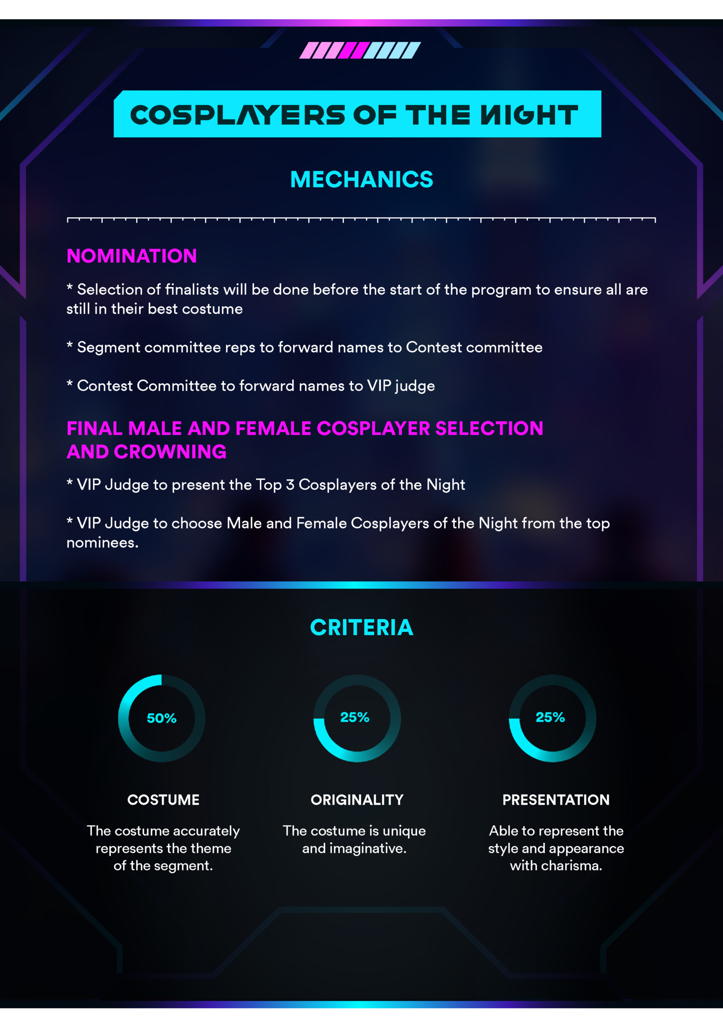 COSPLAYERS OF THE NIGHT