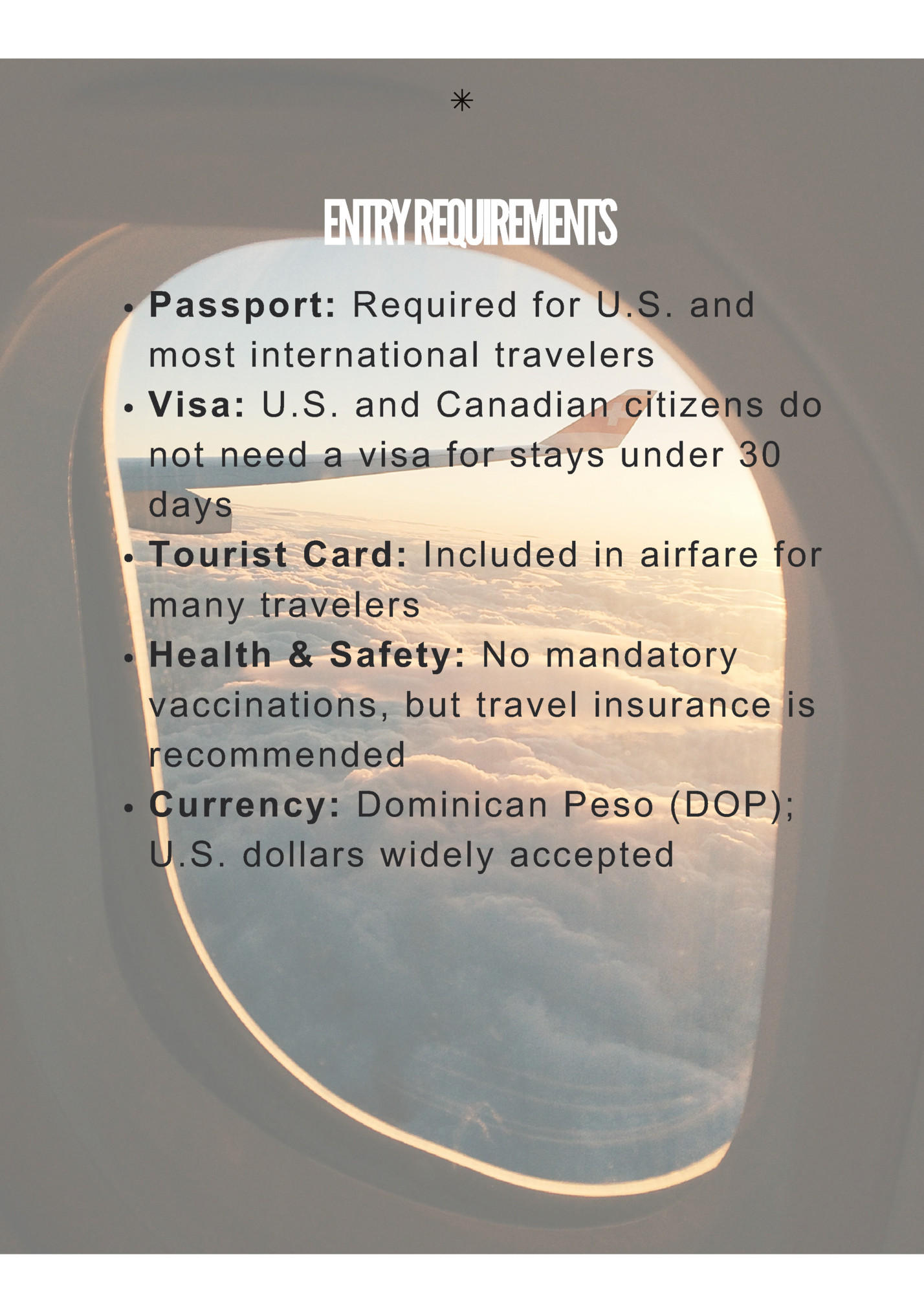 ENTRYREQUIREMENTS