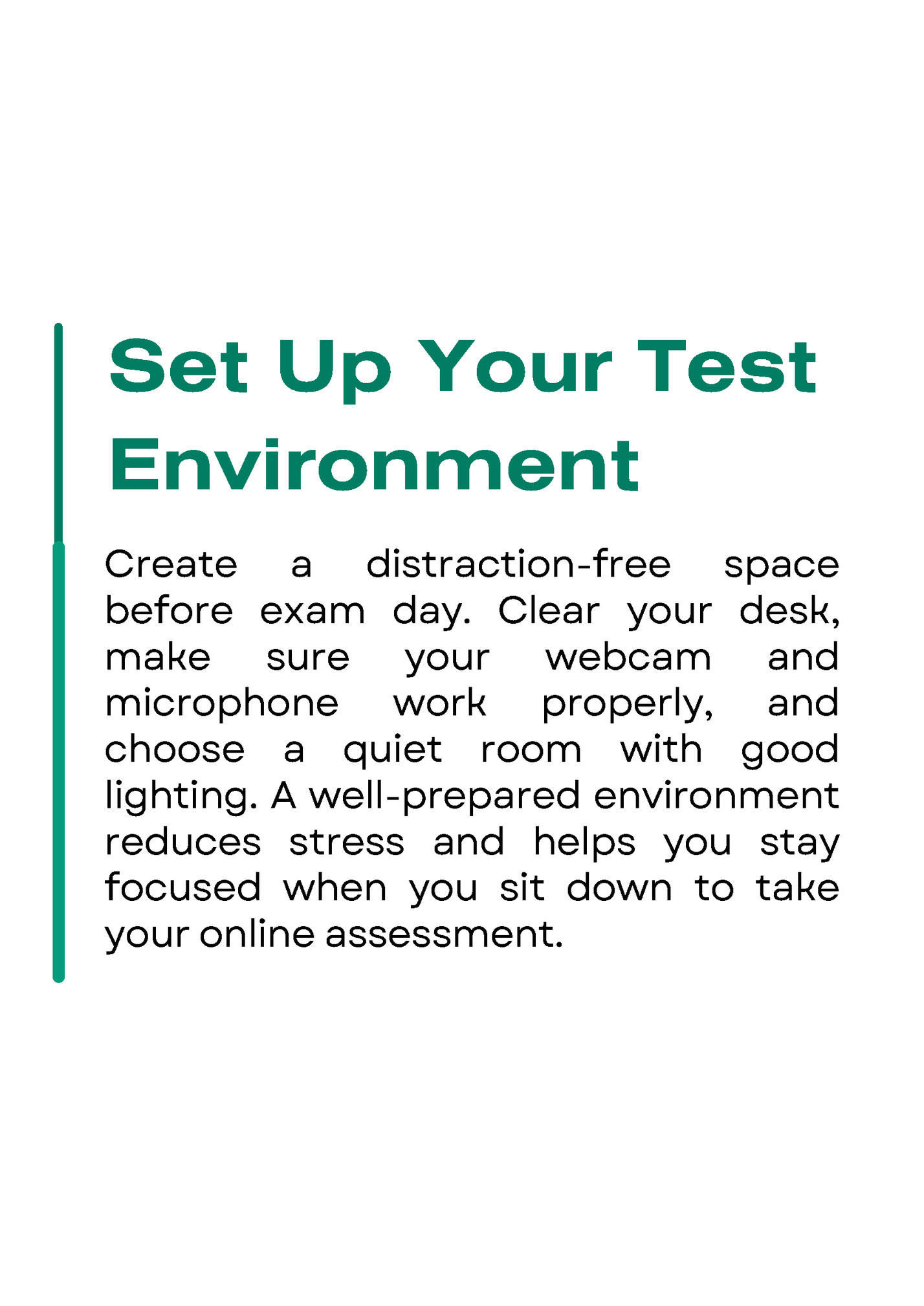 Set Up Your Test