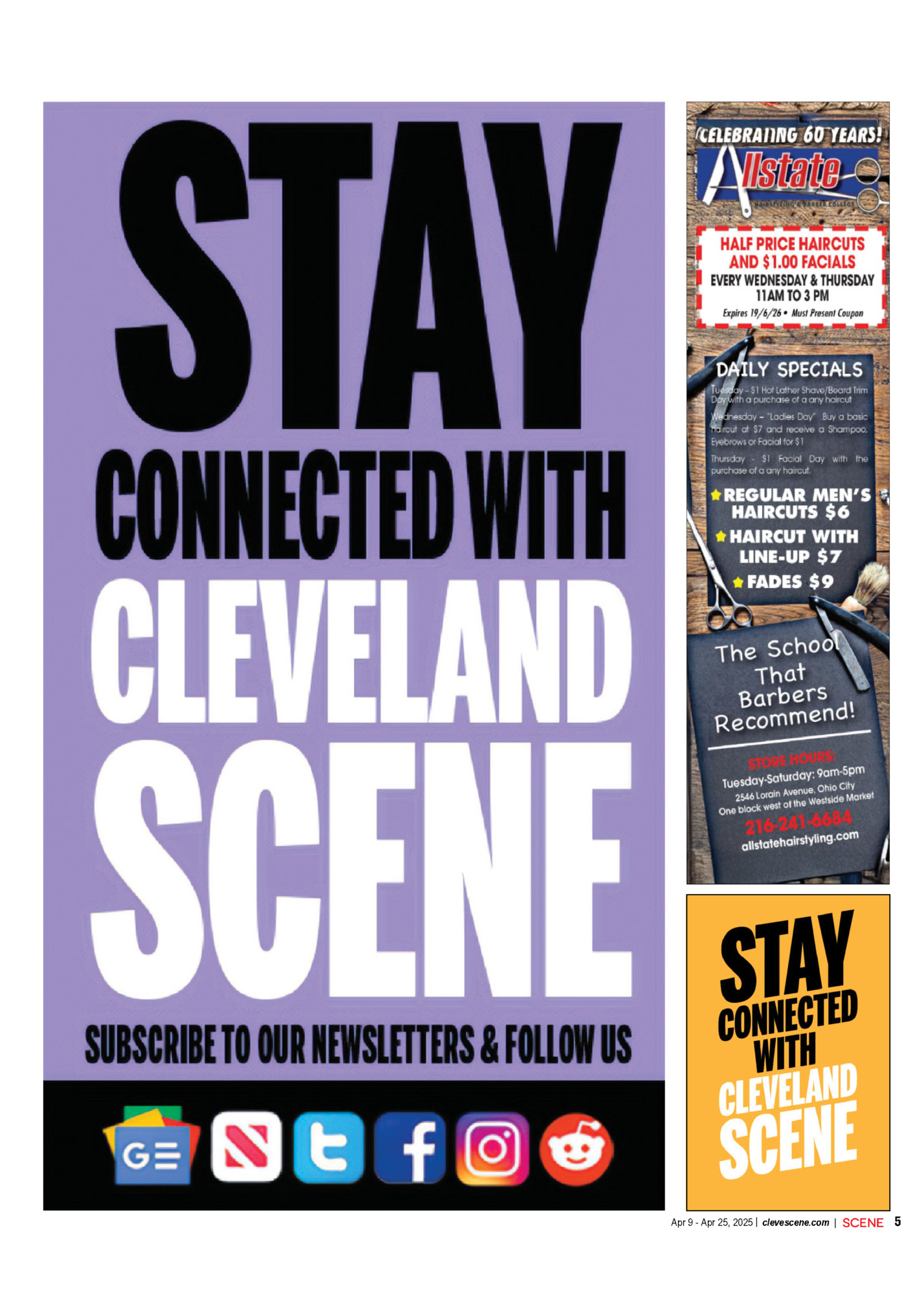 Apr 9 - Apr 25, 2025 | clevescene.com |