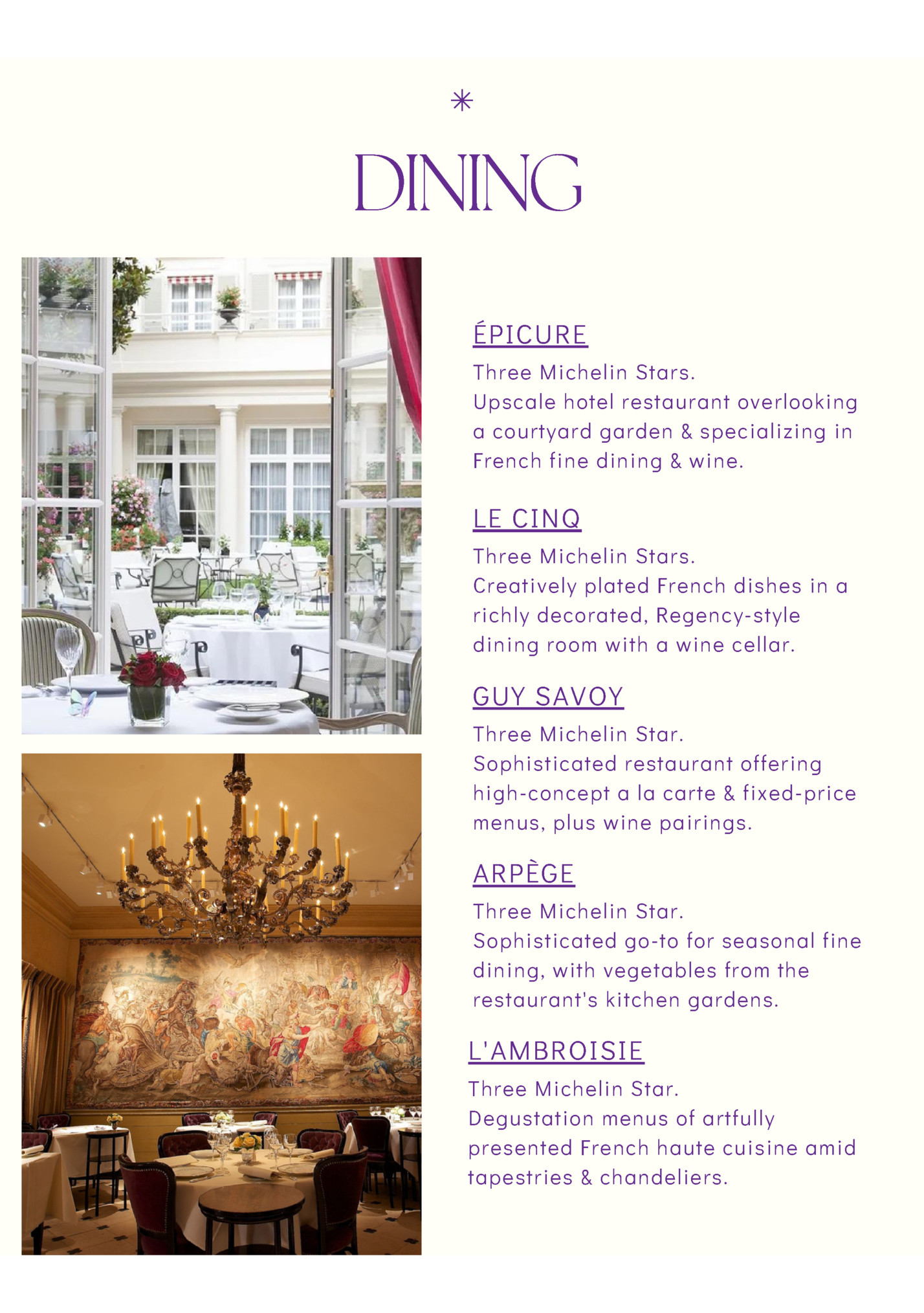 DINING