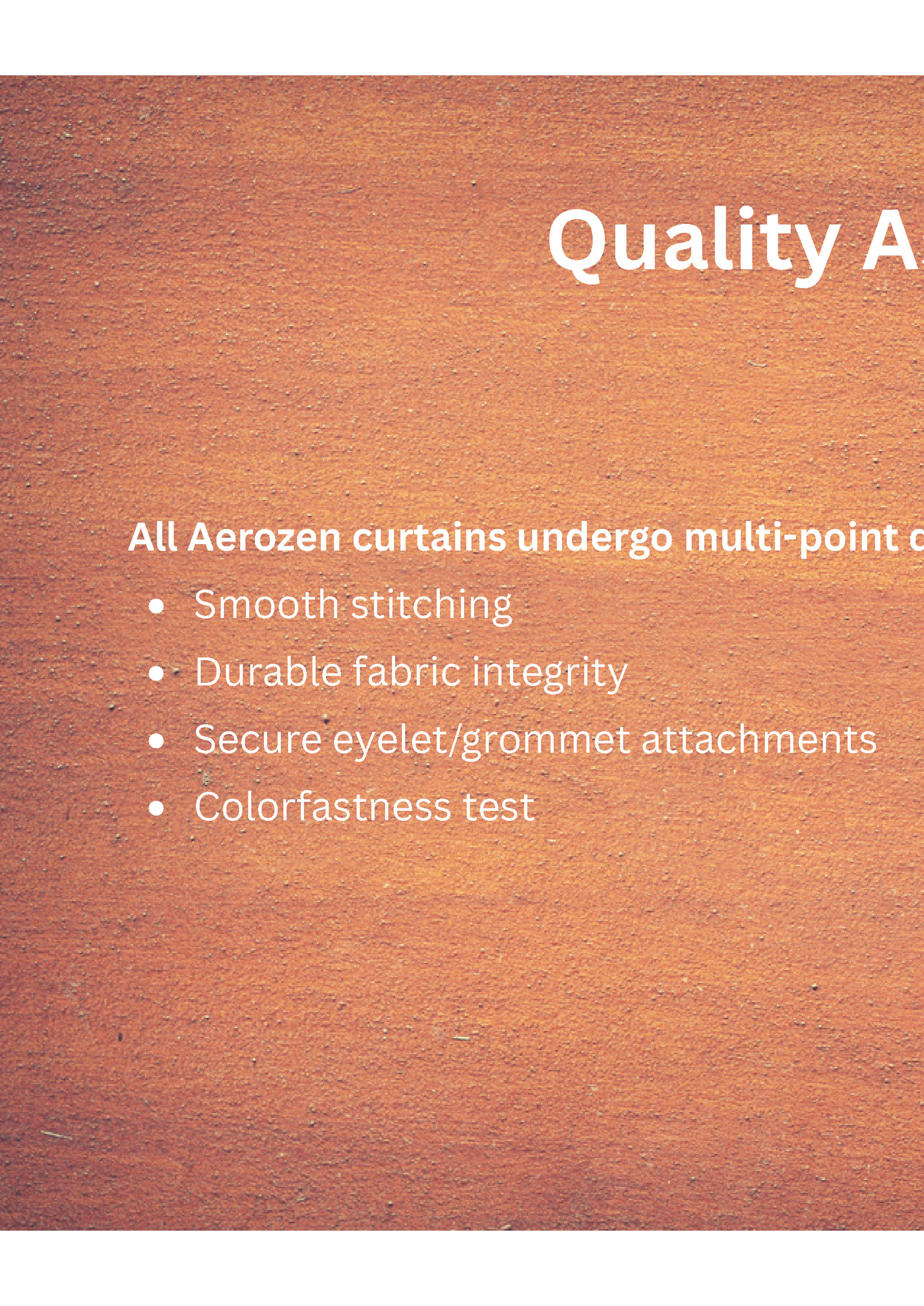 Quality Assurance