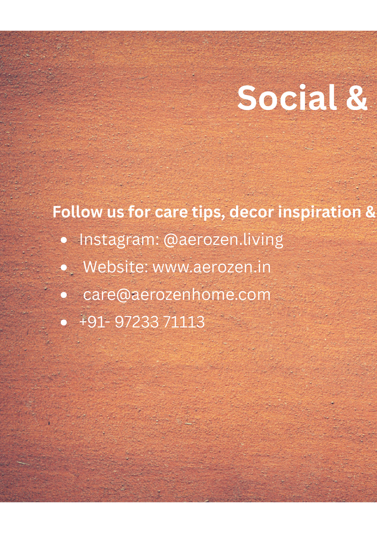 Social & Contact