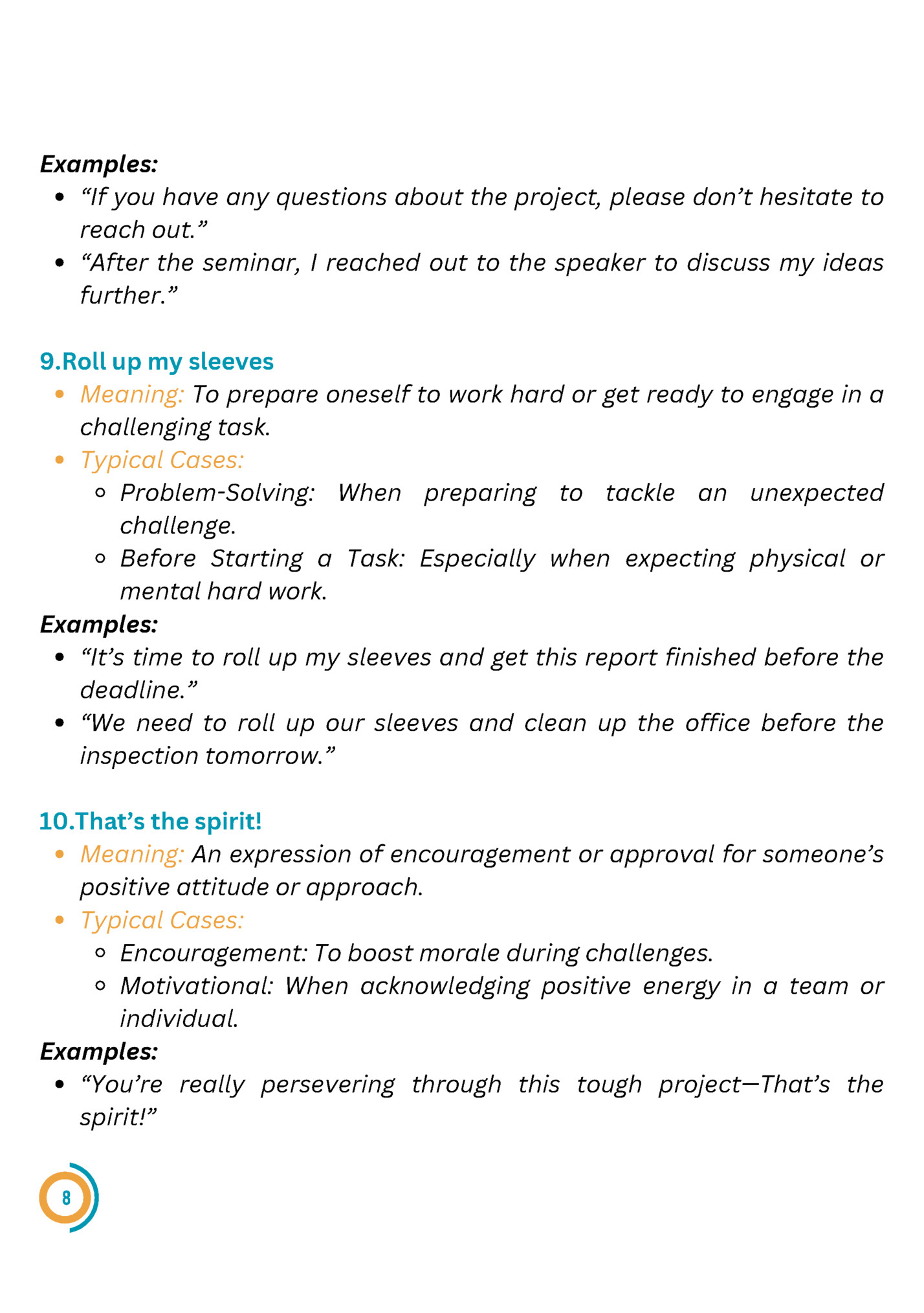 Examples: