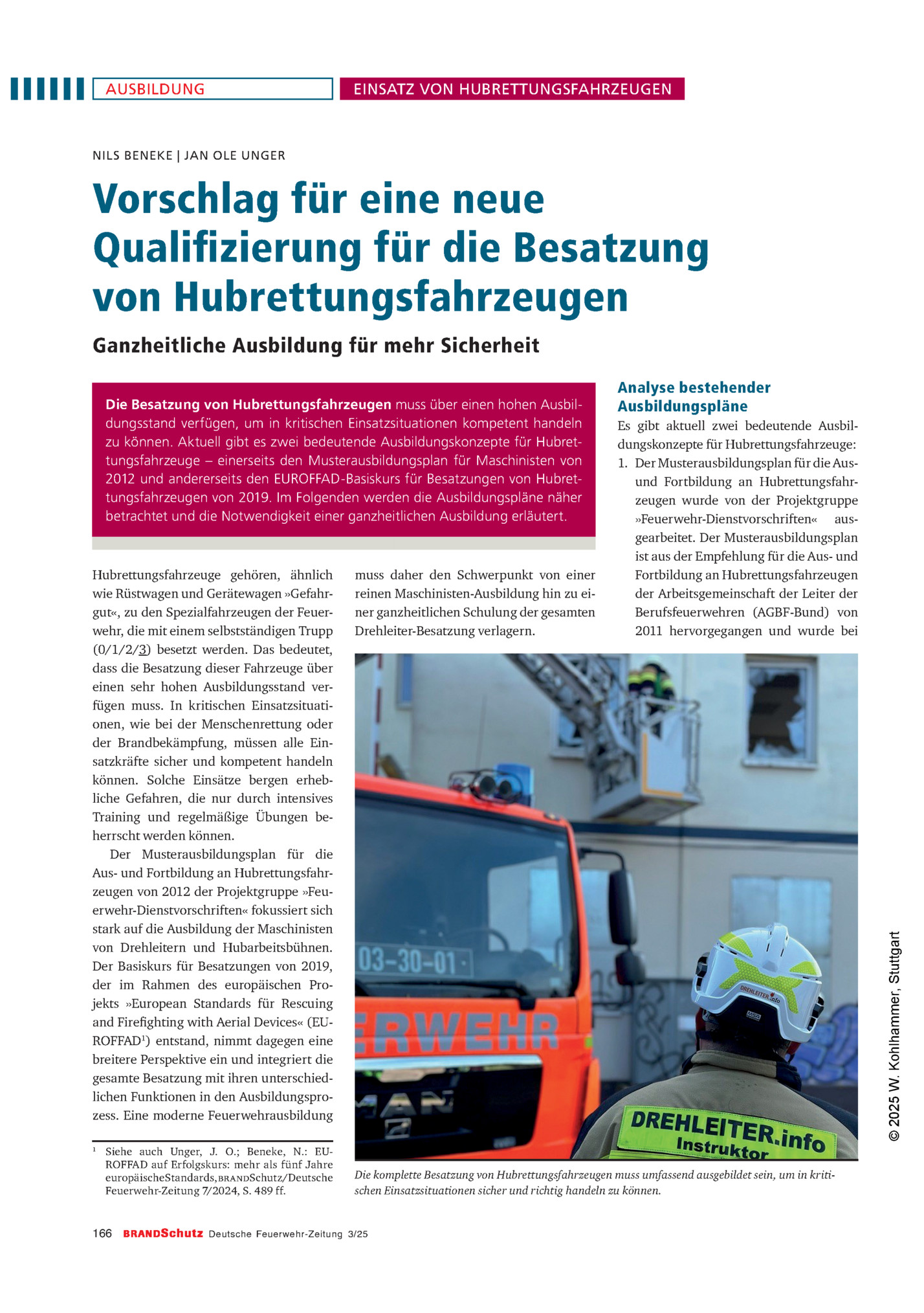 AUSBILDUNG