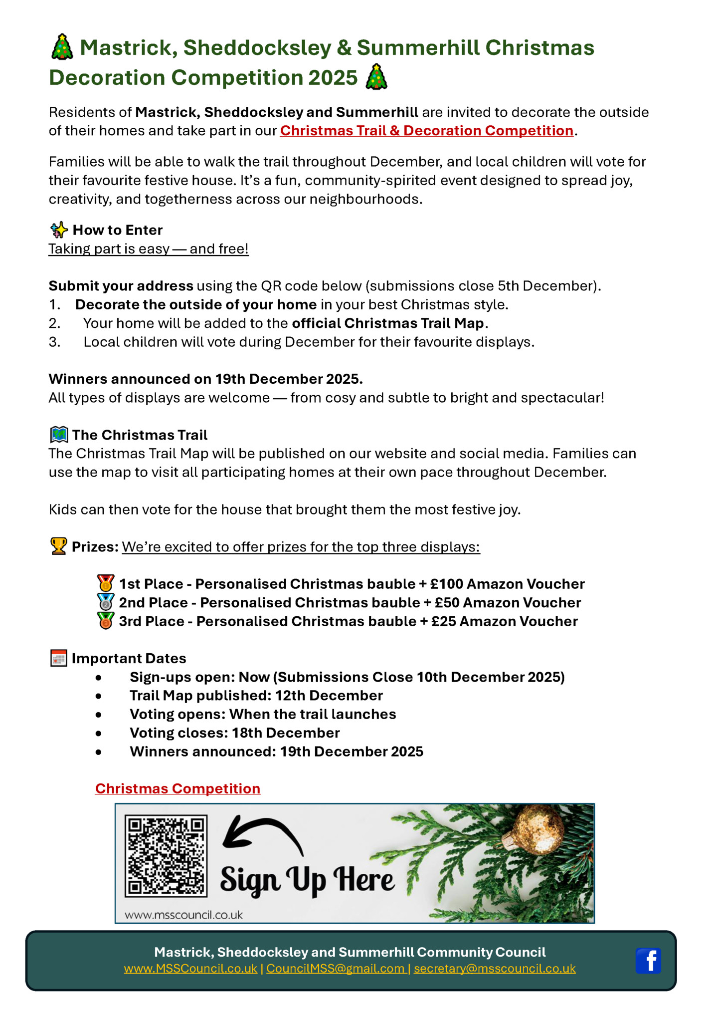 Mastrick, Sheddocksley & Summerhill Christmas