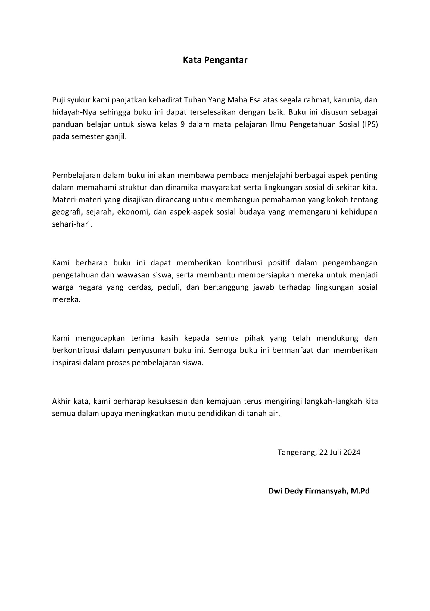 Kata Pengantar