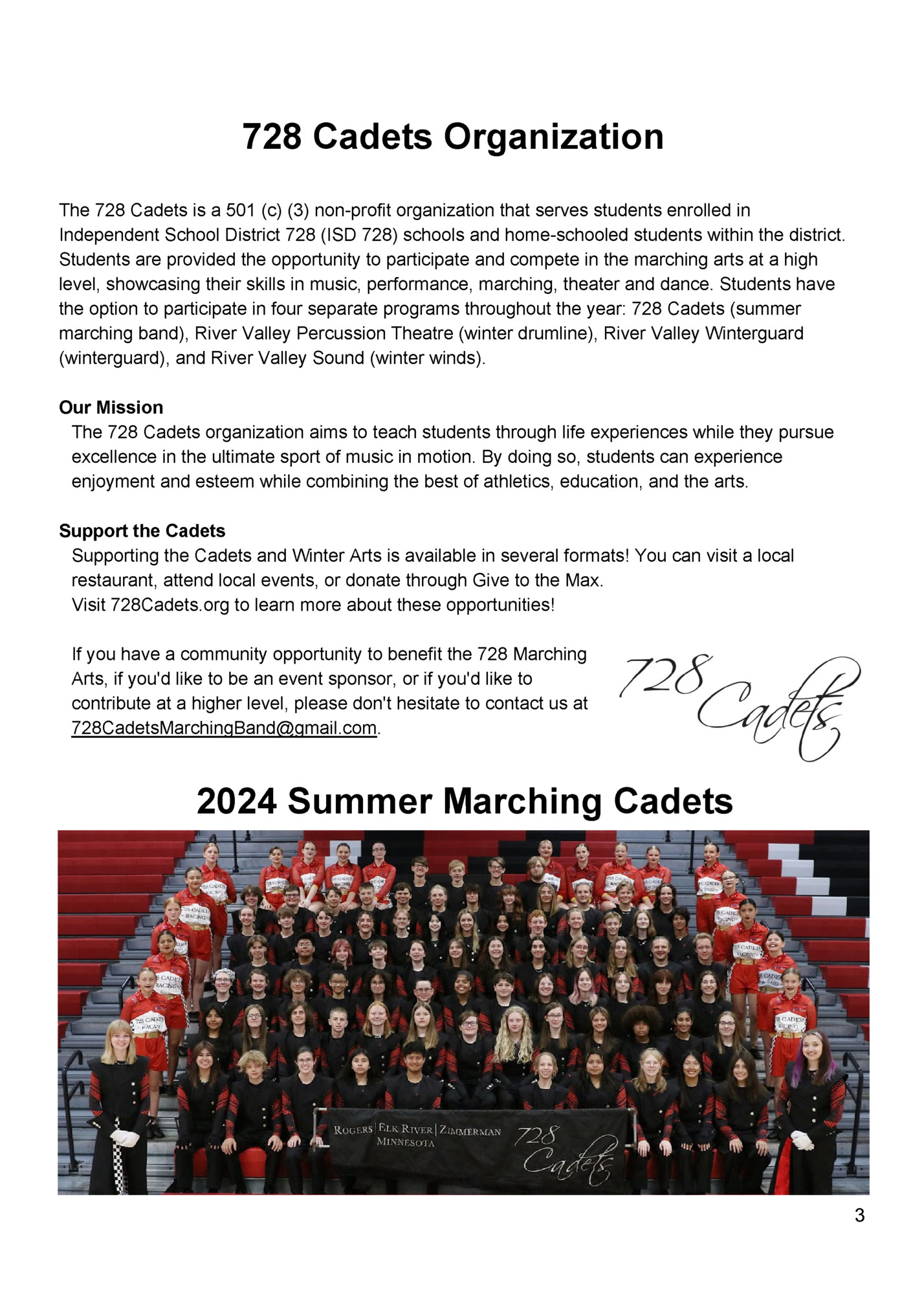 728 Cadets Organization