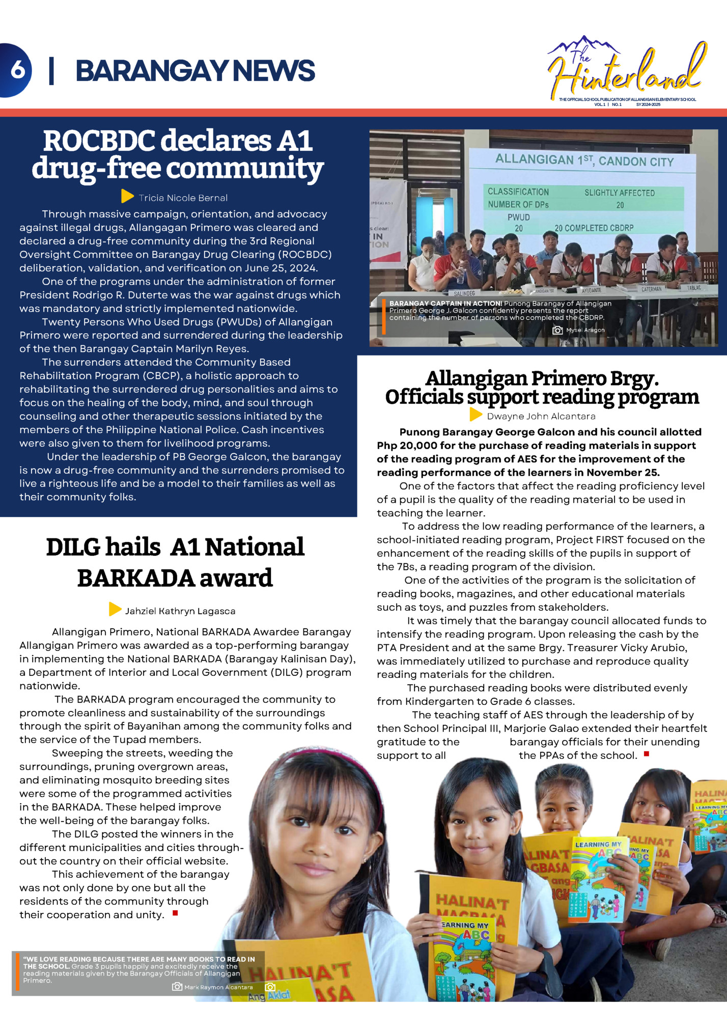 6 | BARANGAY NEWS