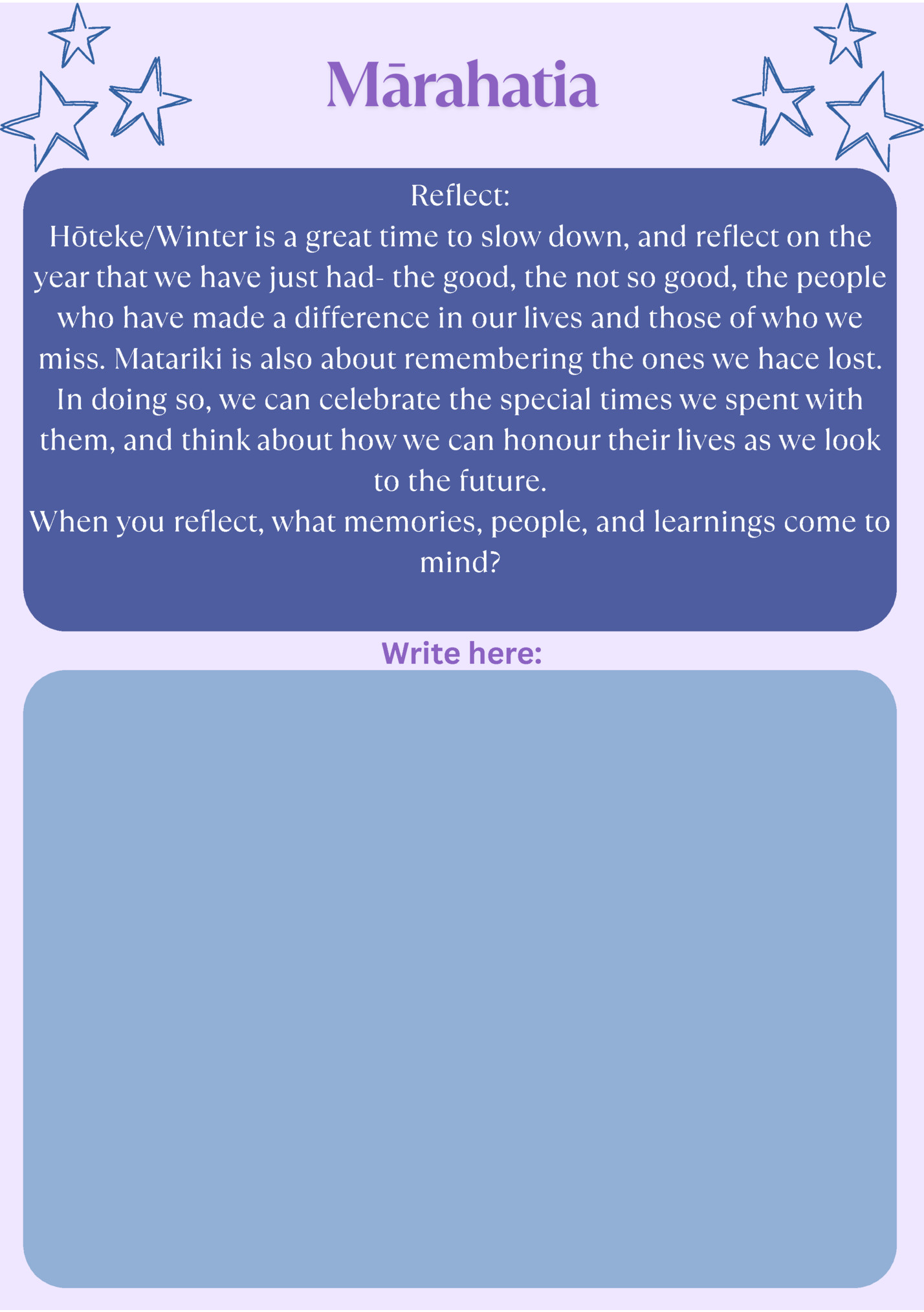 Reflect: