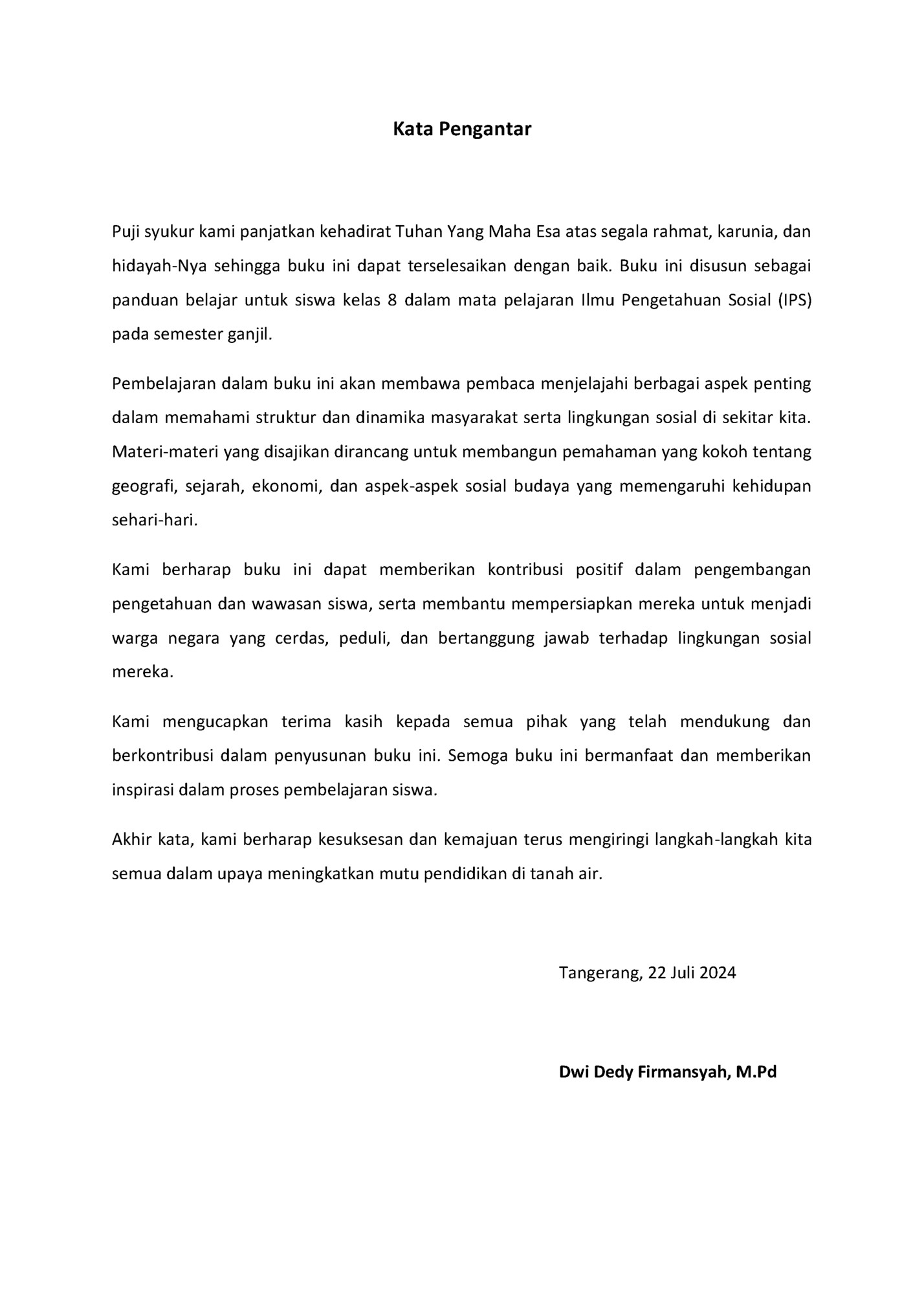 Kata Pengantar