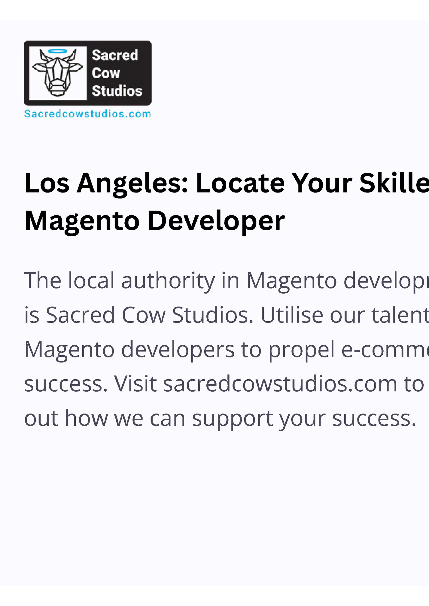 Los Angeles: Locate Your Skilled