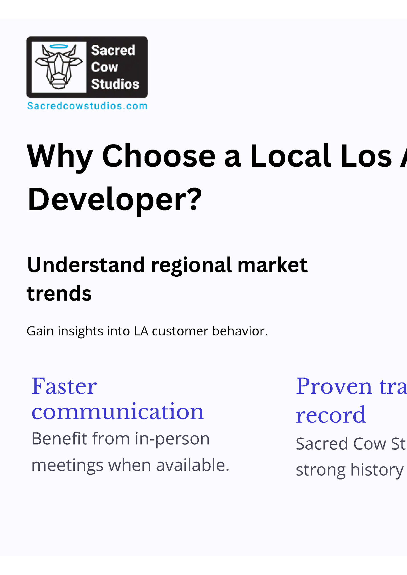 Why Choose a Local Los Angeles Magento