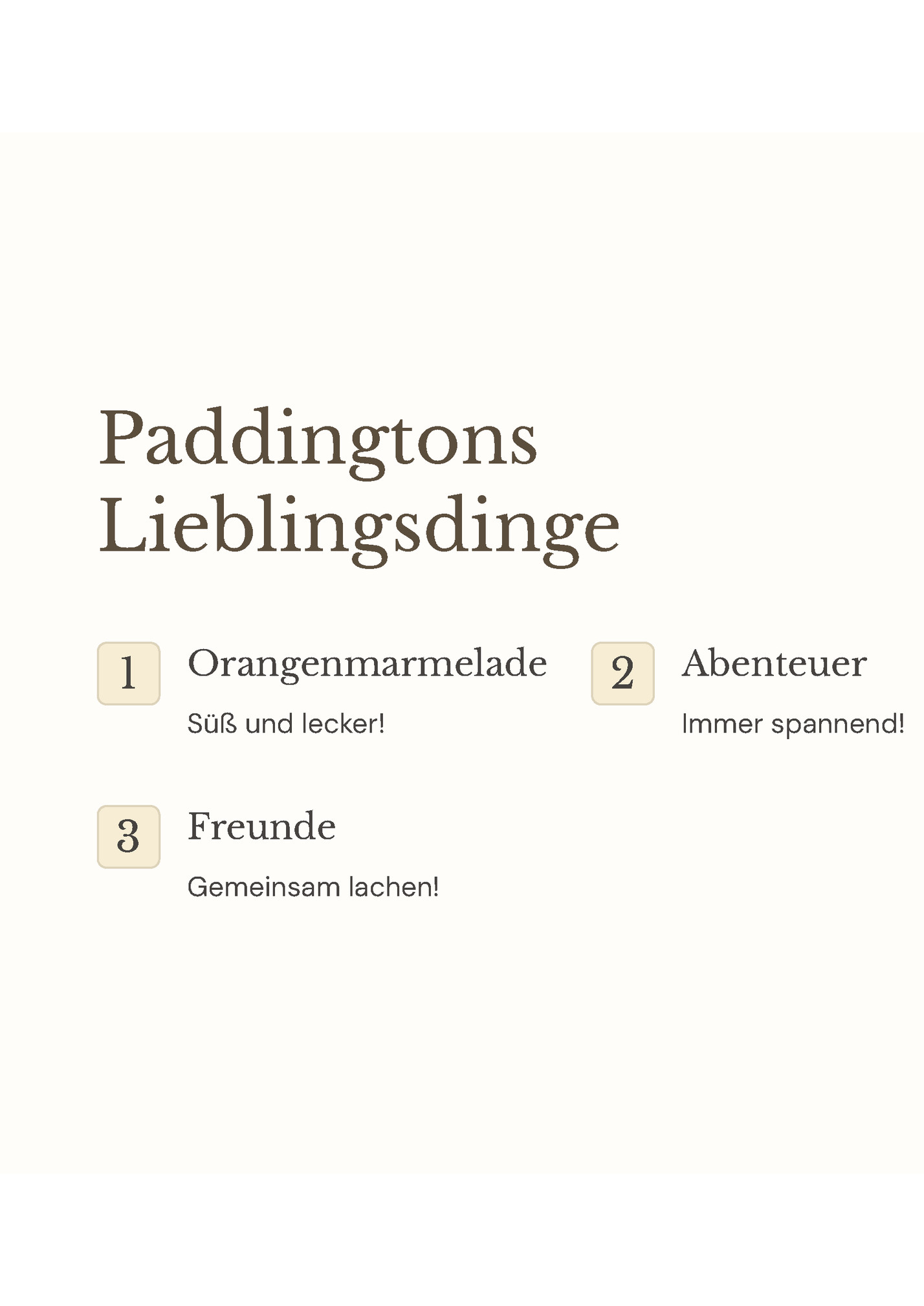 Paddingtons