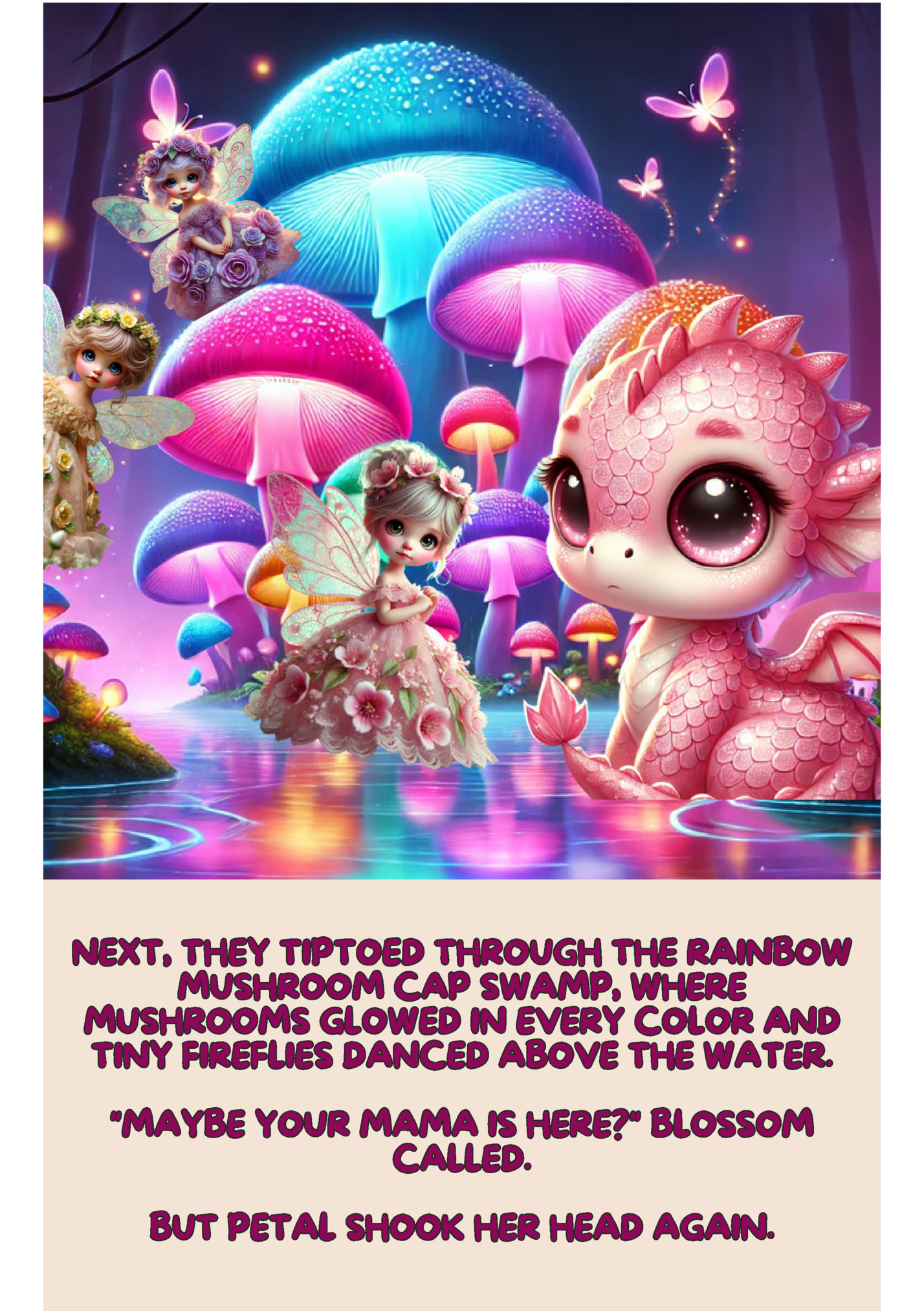 NEXT, THEY TIPTOED THROUGH THE RAINBOW