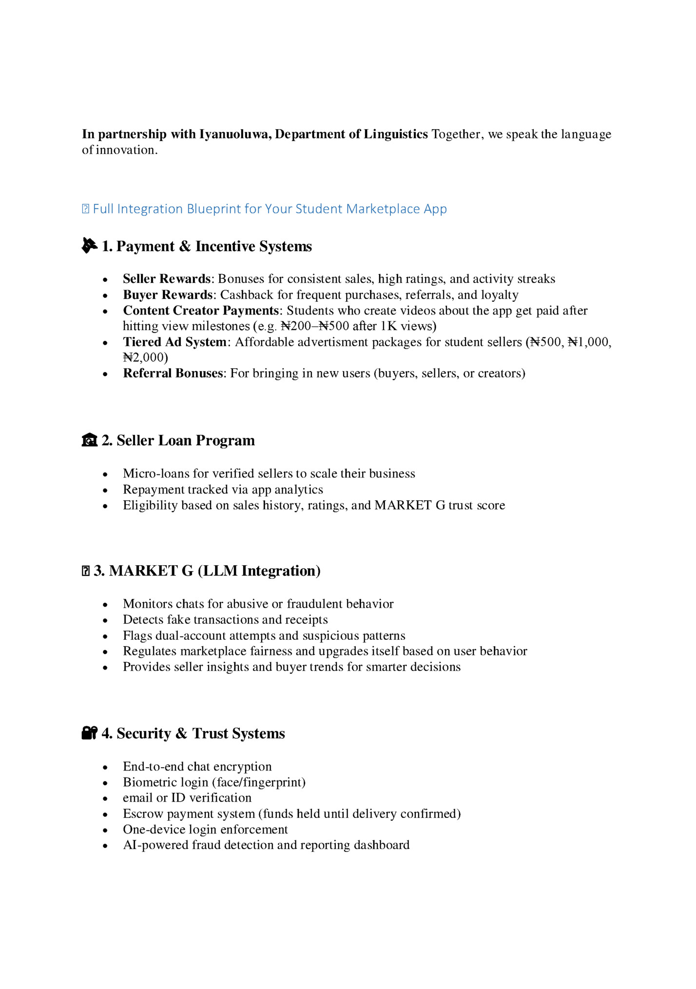 In partnership with Iyanuoluwa, Department of Linguistics Together, we speak the language In partnership with Iyanuoluwa, Department of Linguistics Together, we speak the language