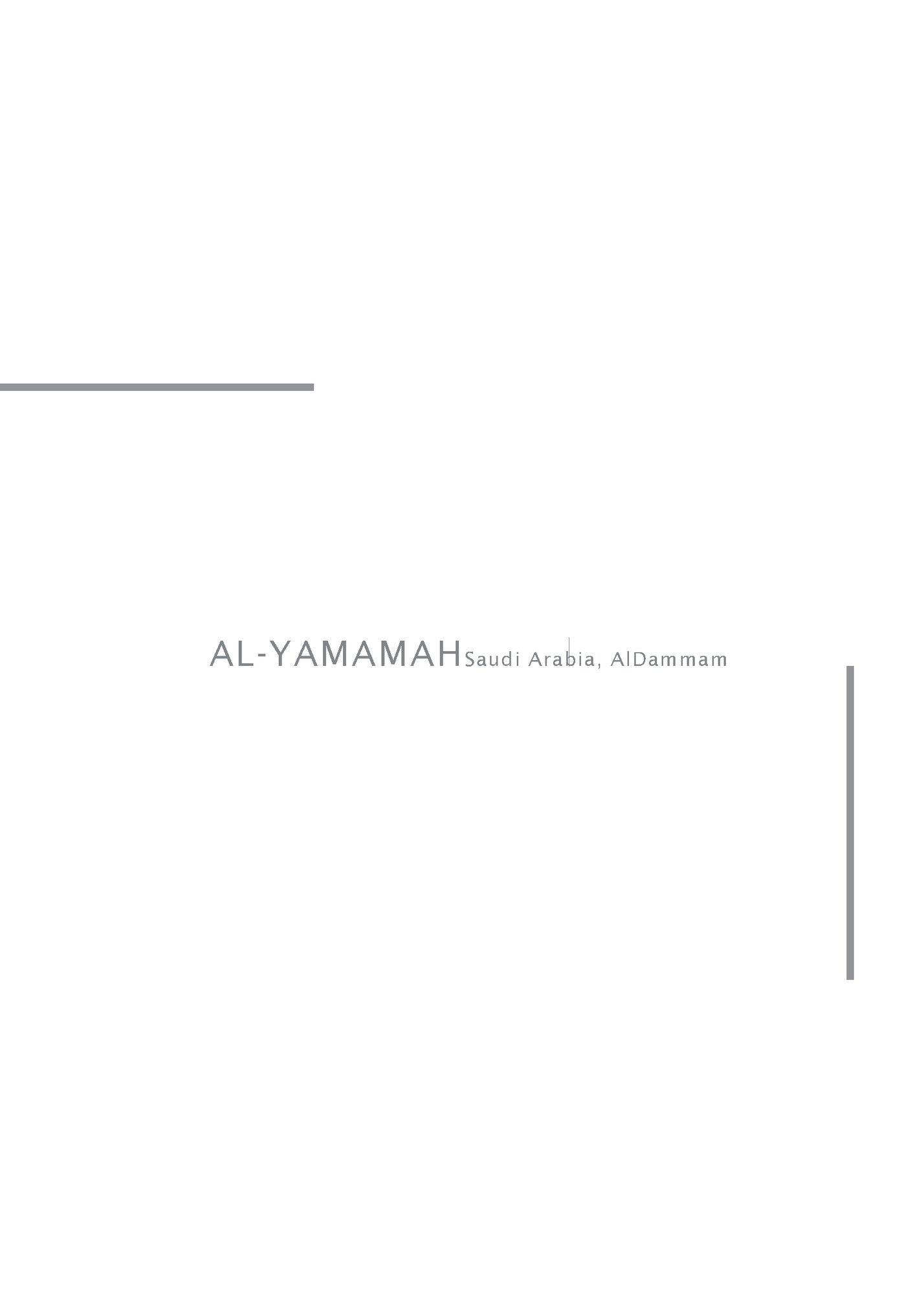 AL-YAMAMAH Saudi Arabia, AlDammam