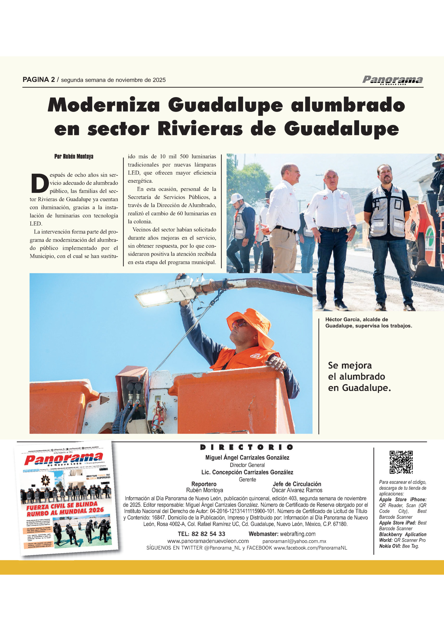 PAGINA 2 / segunda semana de noviembre de 2025