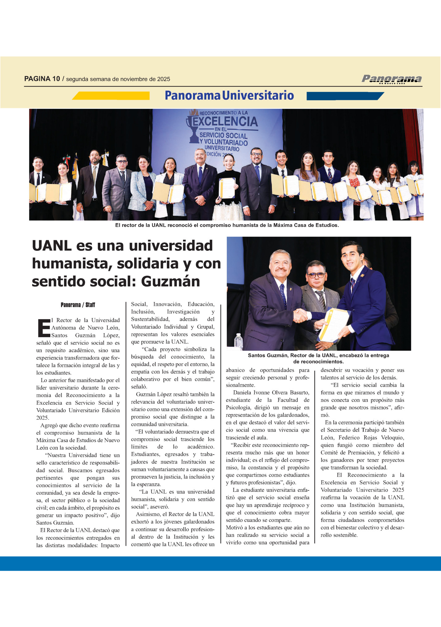 PAGINA 10 / segunda semana de noviembre de 2025