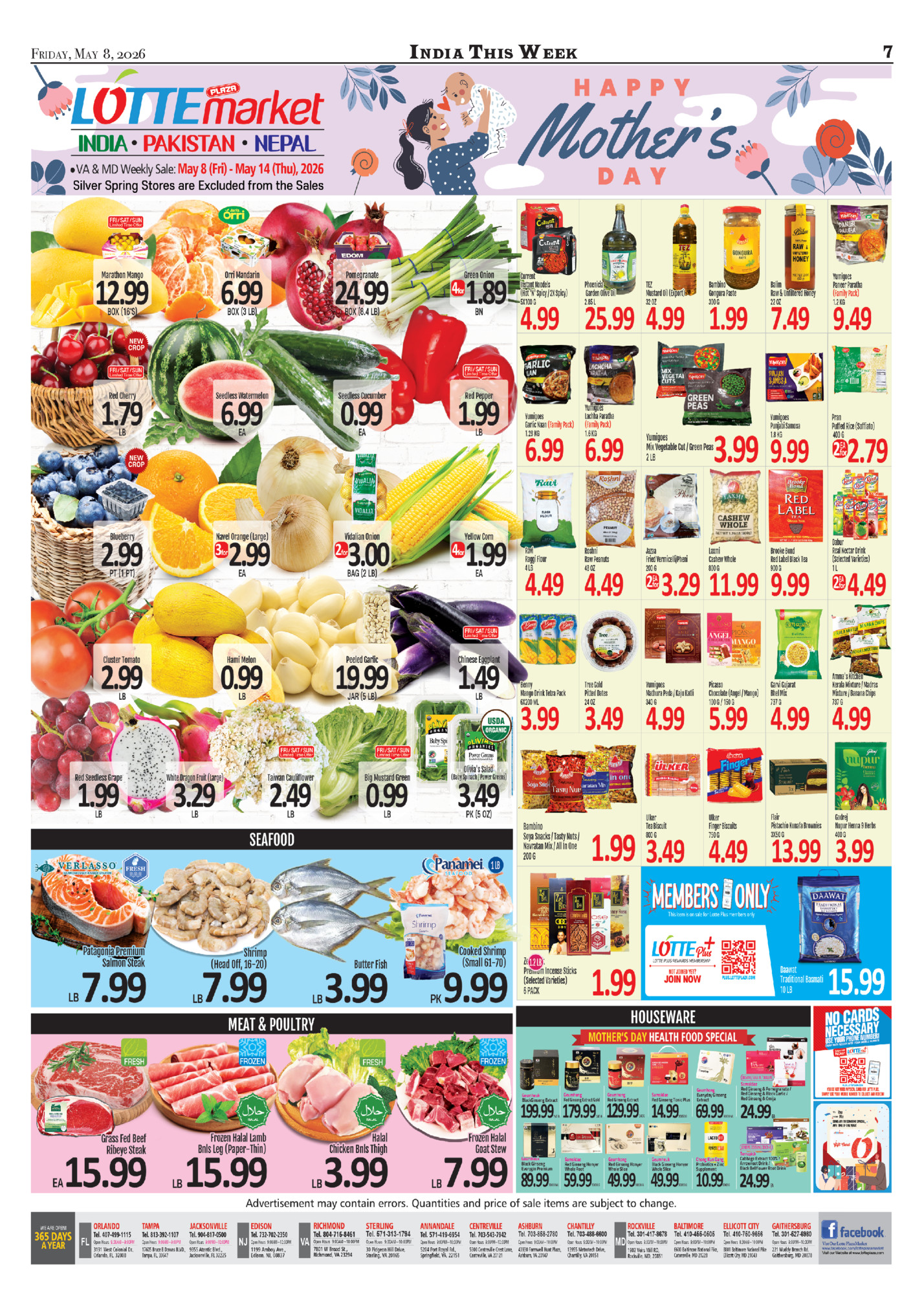 Friday, May 8, 2026						