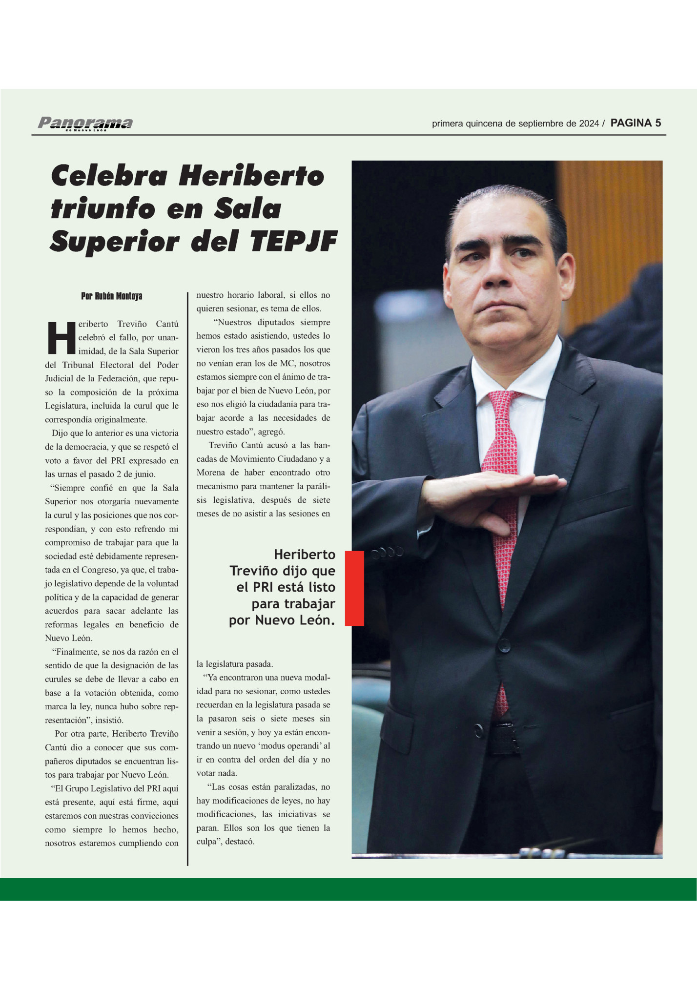 primera quincena de septiembre de 2024 / PAGINA 5