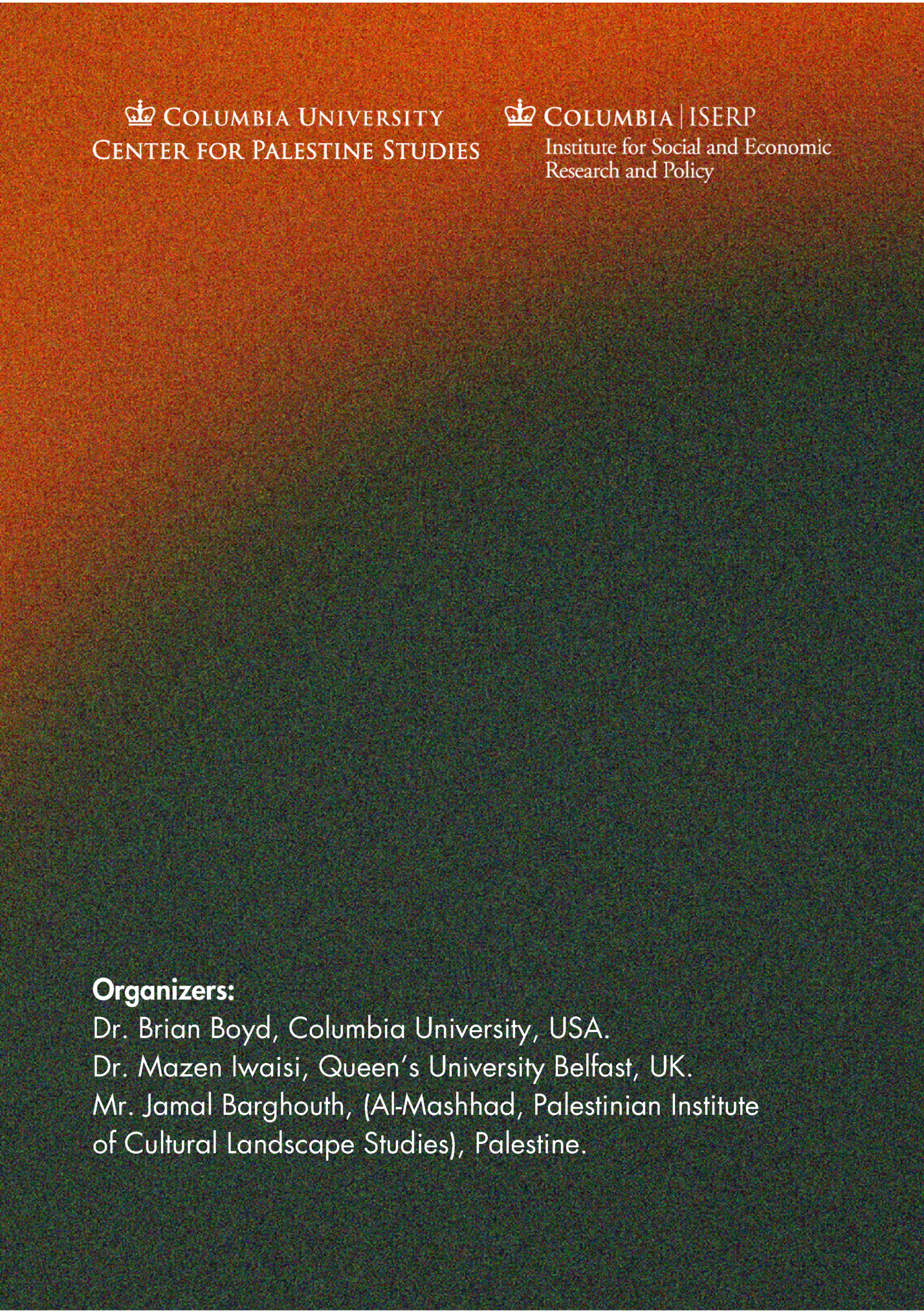 Organizers: Organizers: