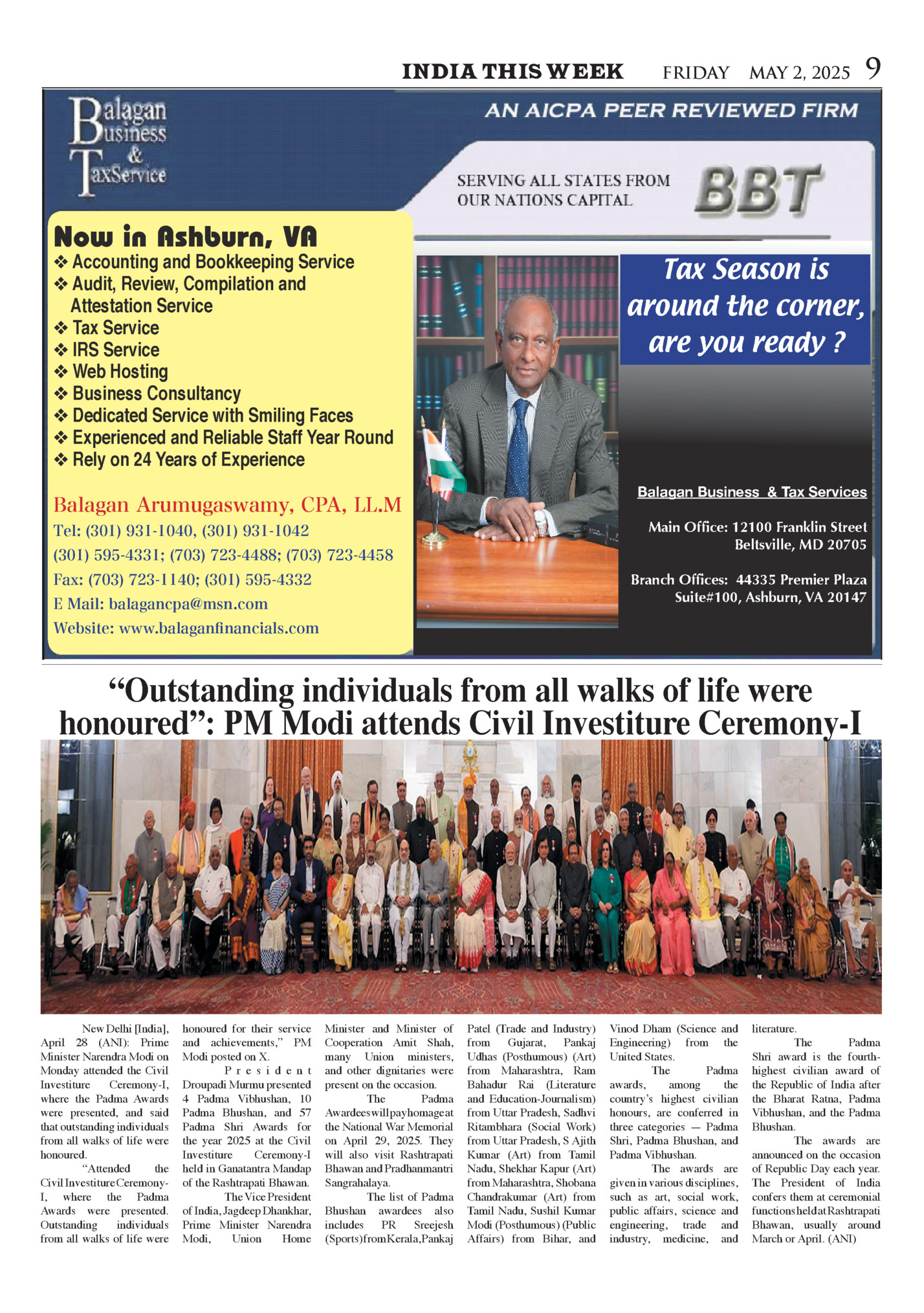 INDIA THIS WEEK INDIA THIS WEEK