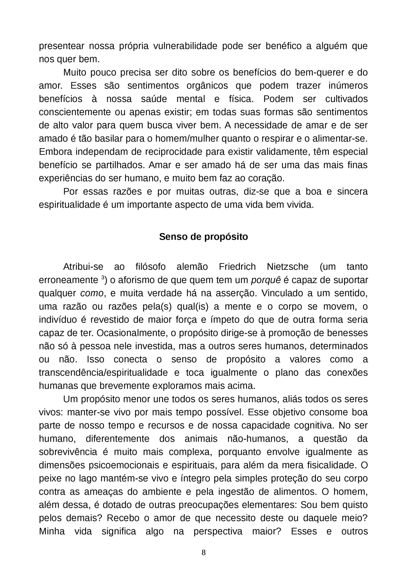 presentear nossa própria vulnerabilidade pode ser benéfico a alguém que