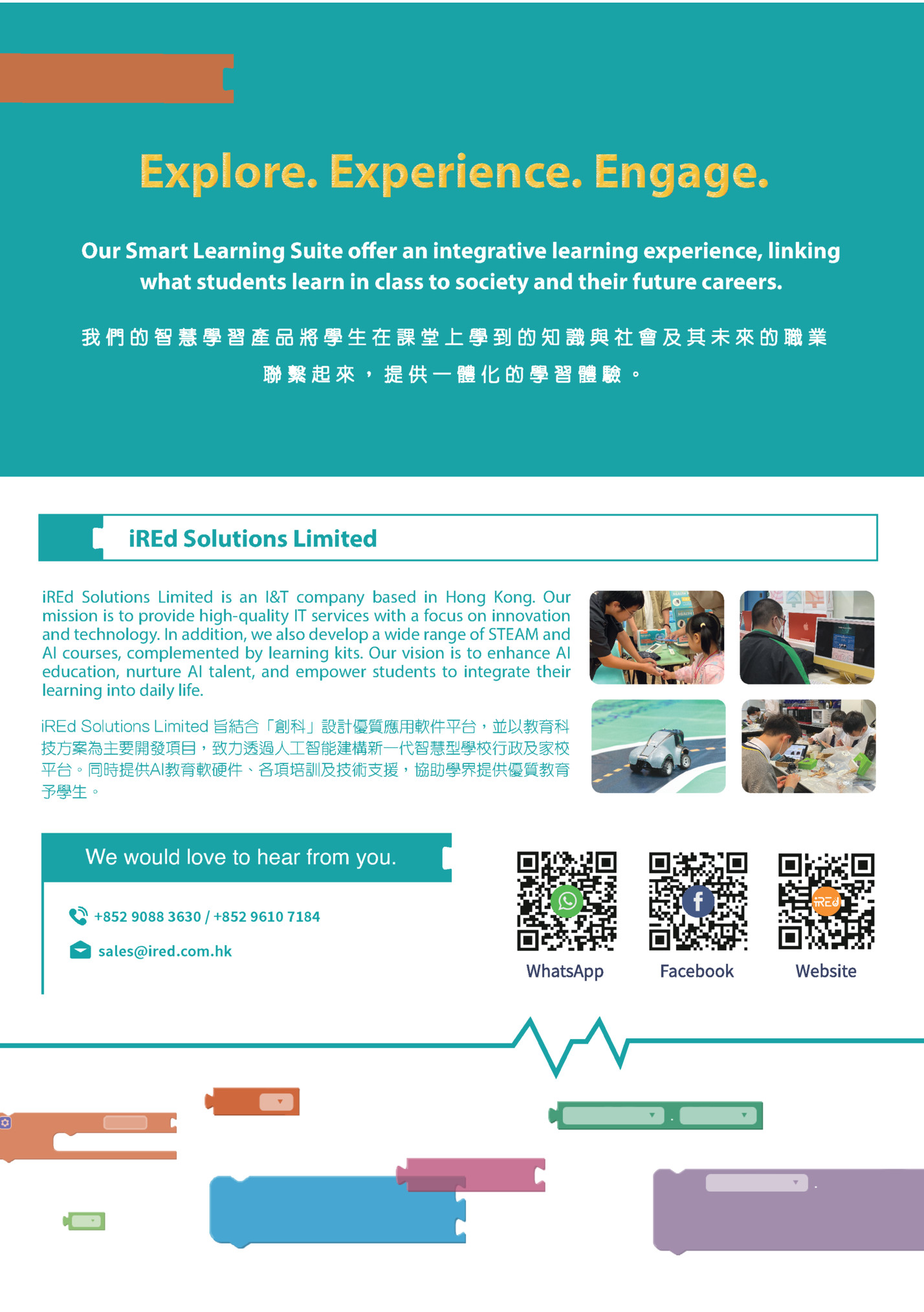 Our Smart Learning Suite offer an integrative learning experience, linking