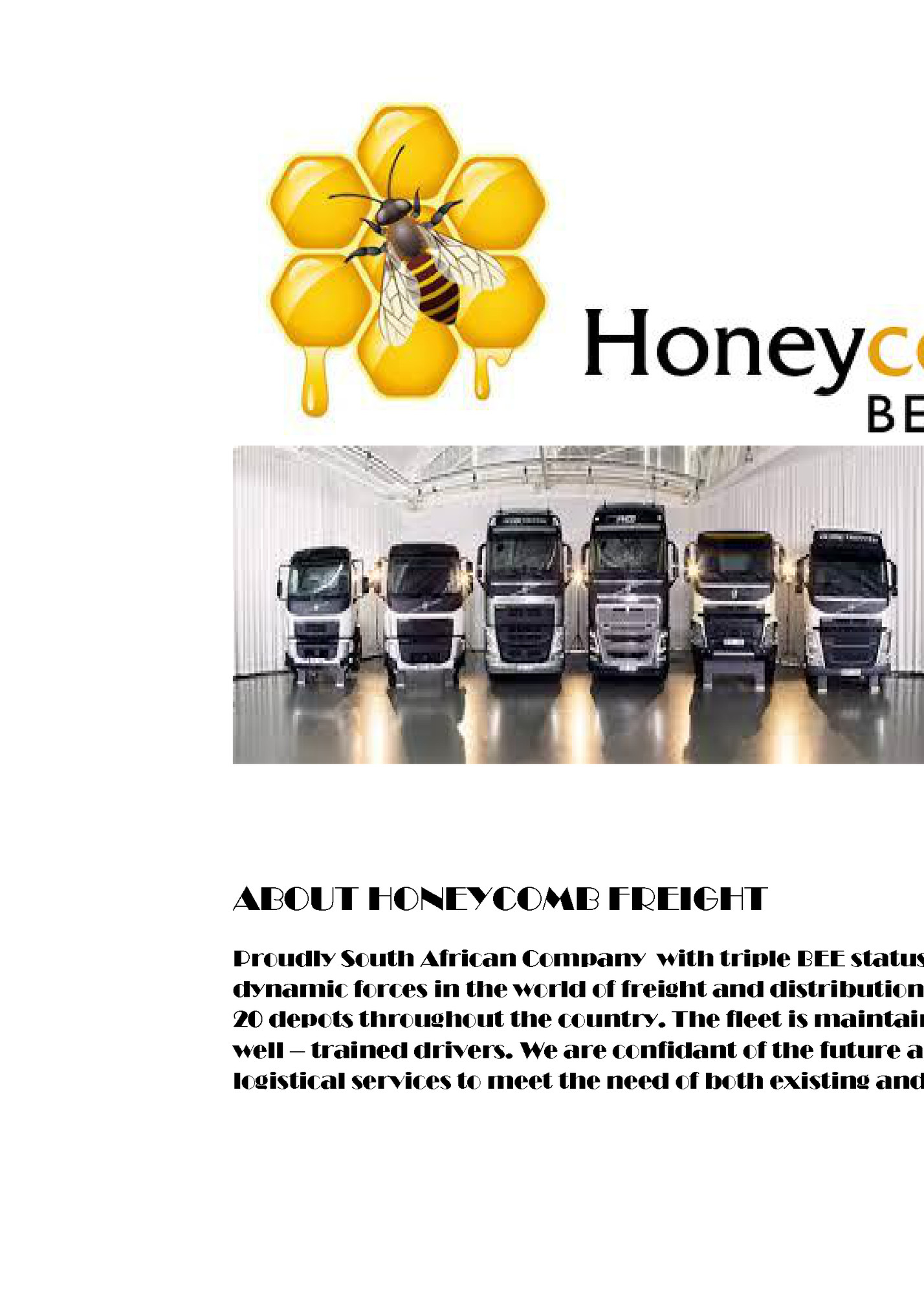ABOUT HONEYCOMB FREIGHT