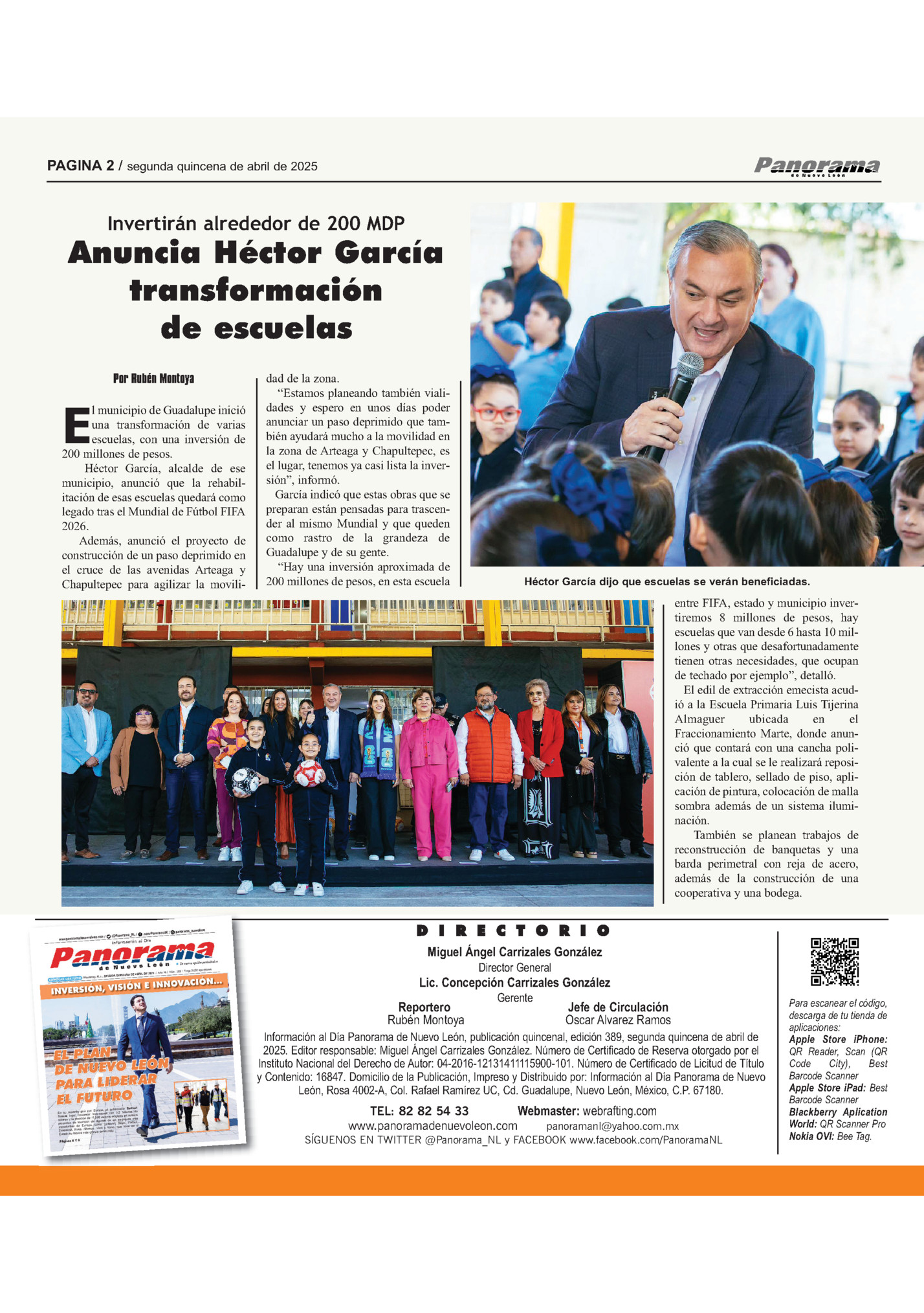 PAGINA 2 / segunda quincena de abril de 2025