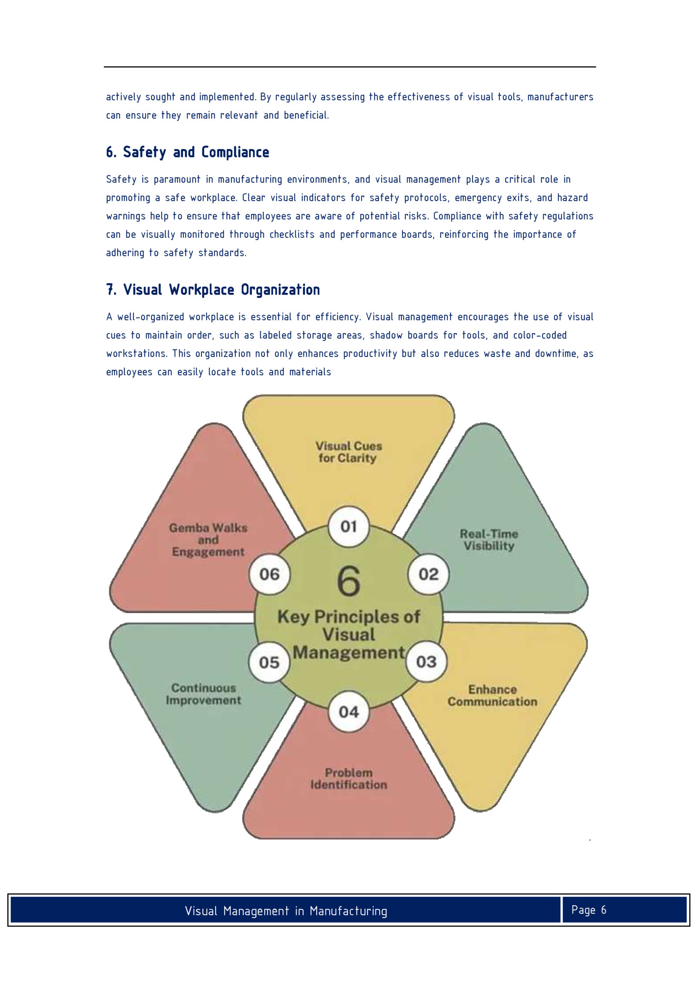 actively sought and implemented. By regularly assessing the effectiveness of visual tools, manufacturers