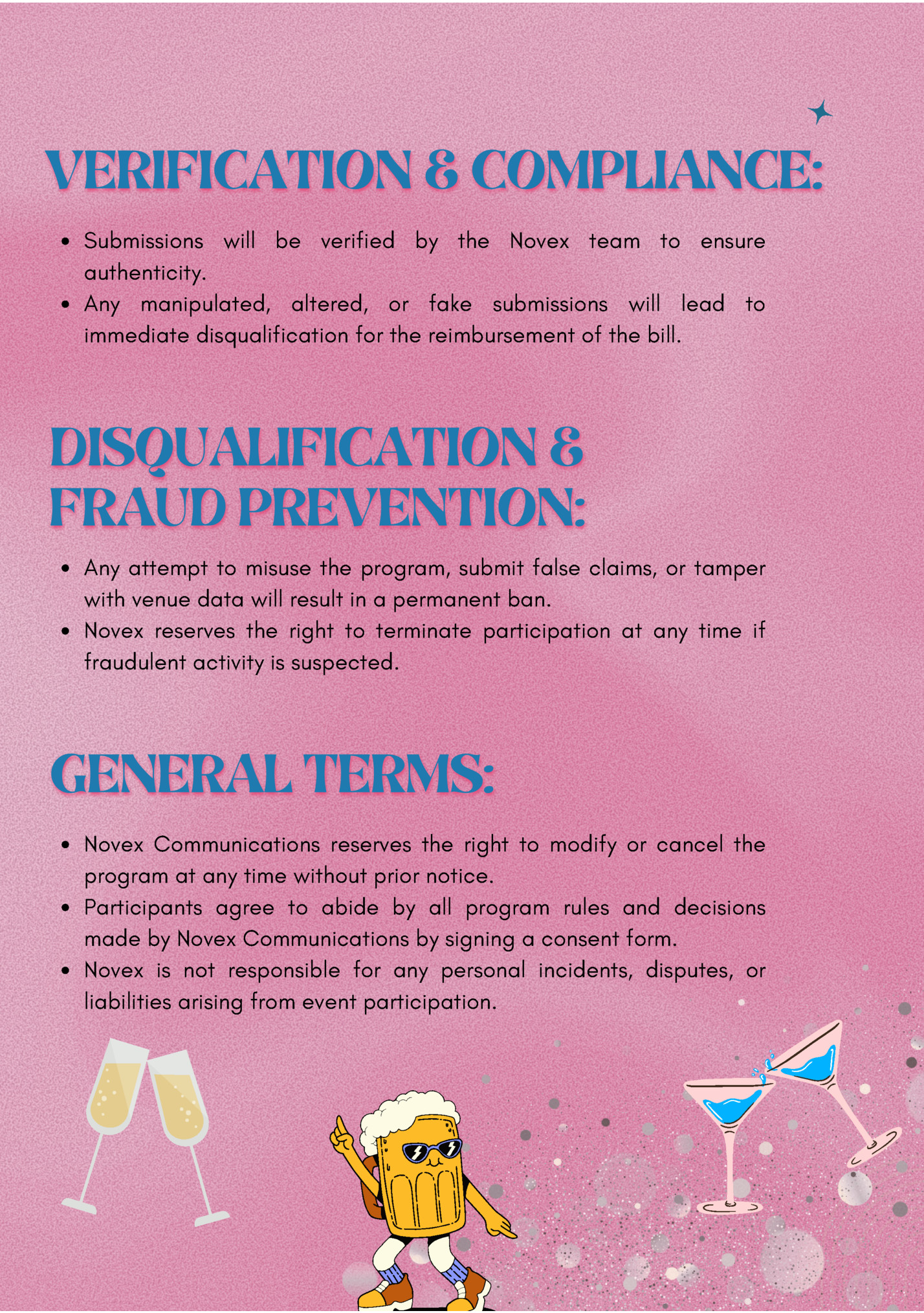 Submissions will be verified by the Novex team to ensure