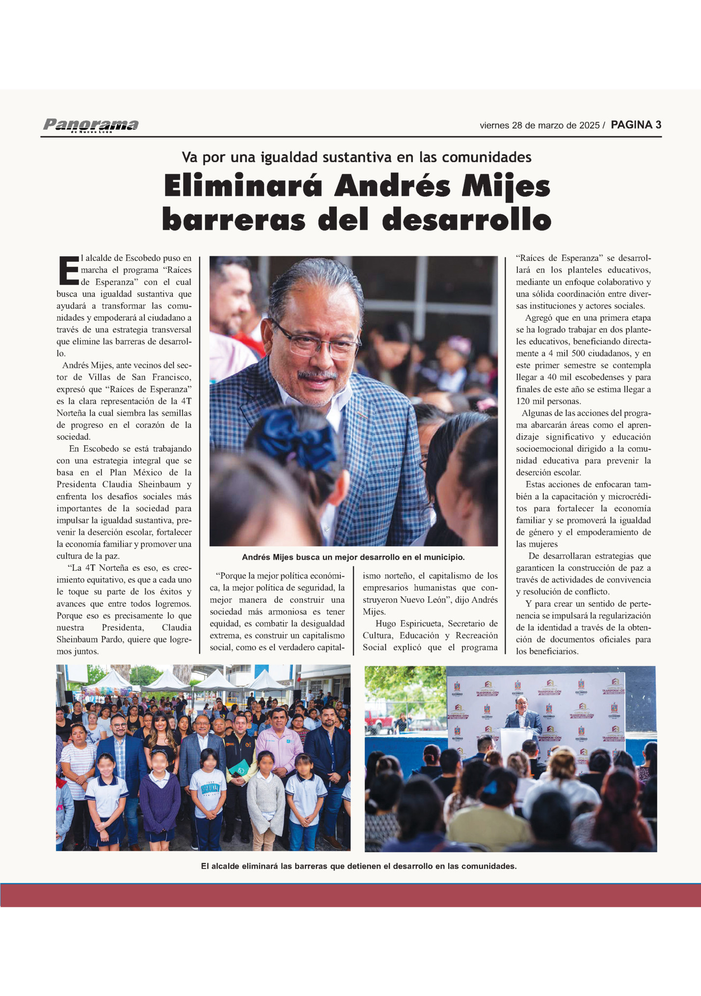 viernes 28 de marzo de 2025 / PAGINA 3