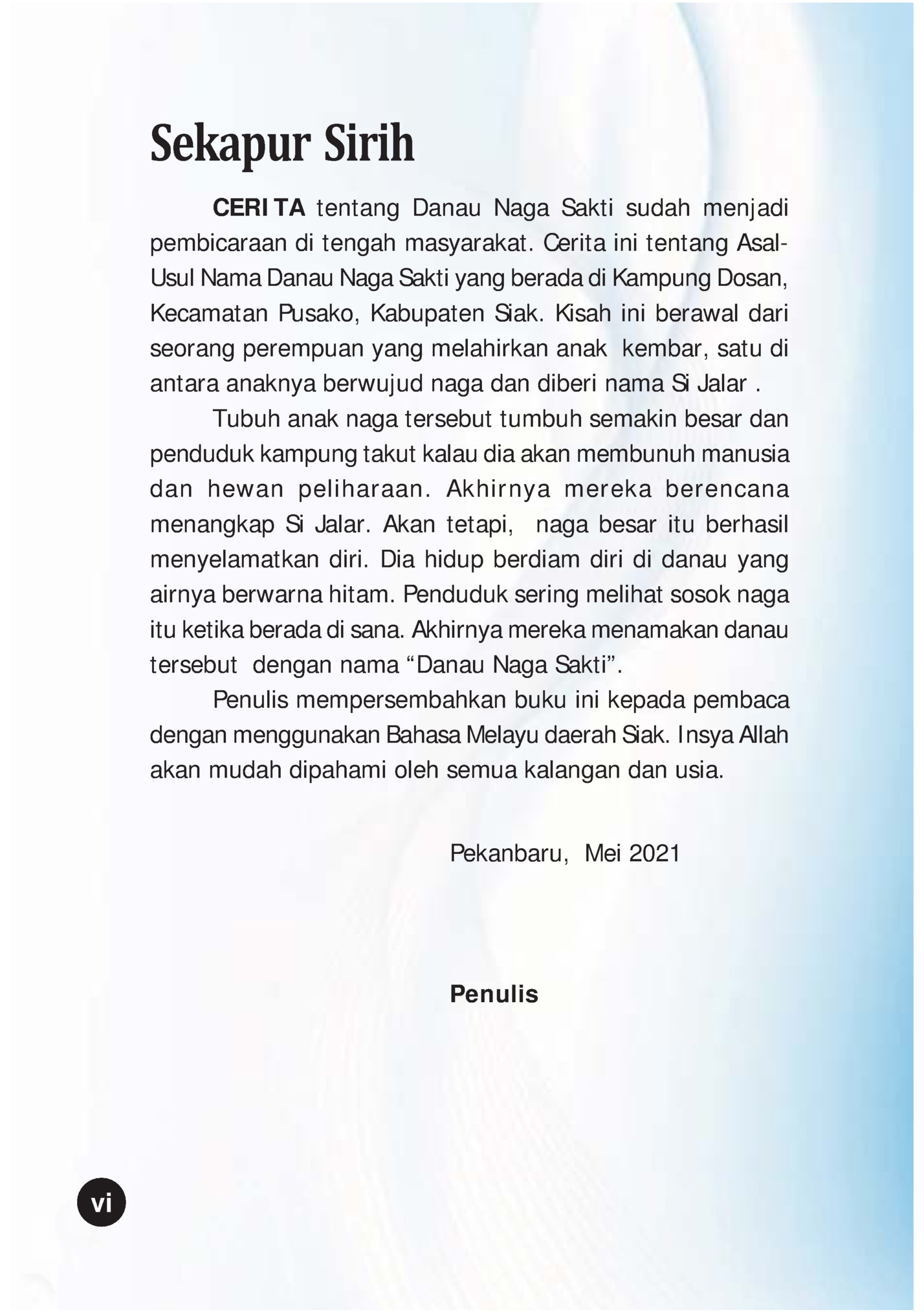 Sekapur Sirih