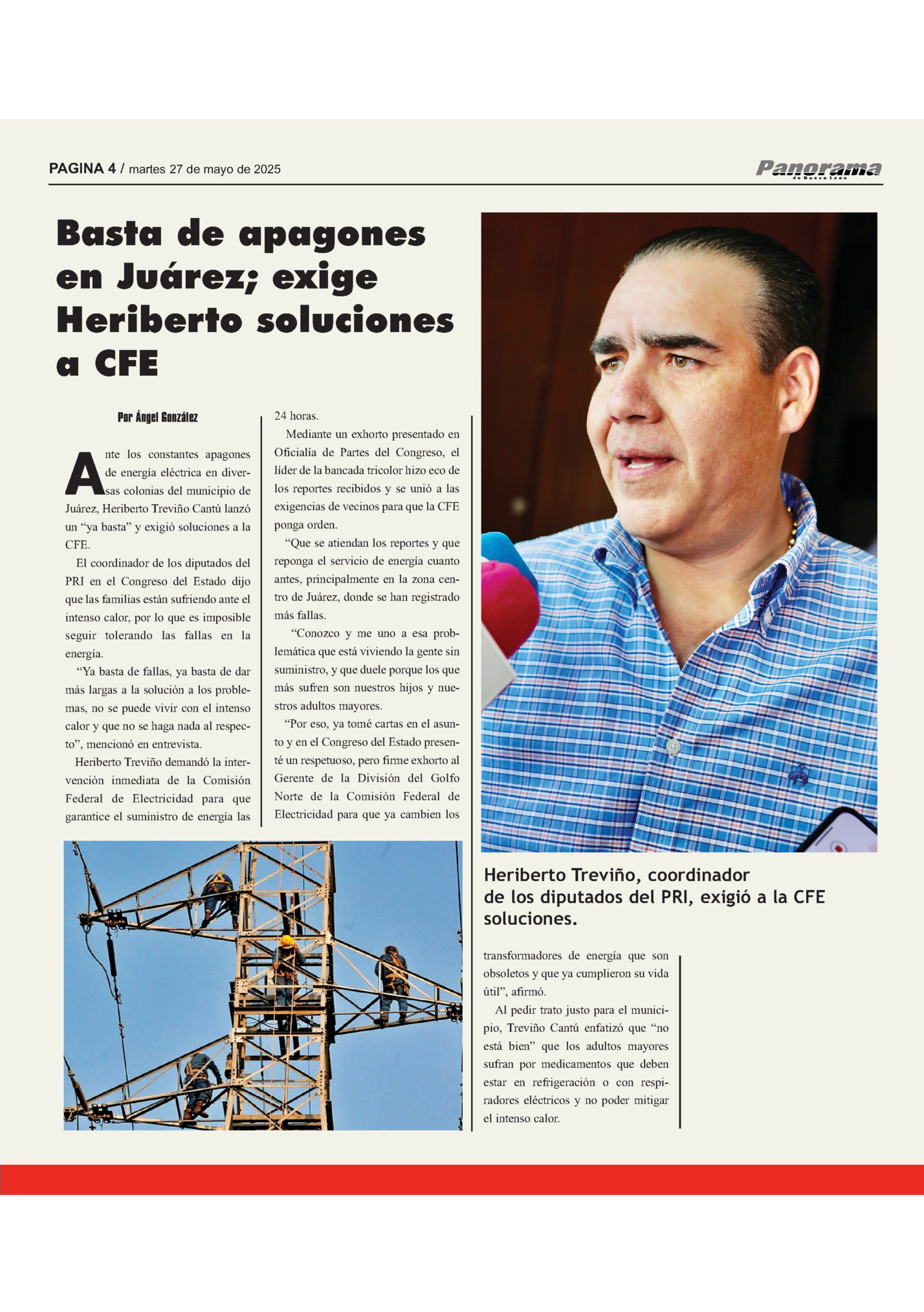 PAGINA 4 / martes 27 de mayo de 2025