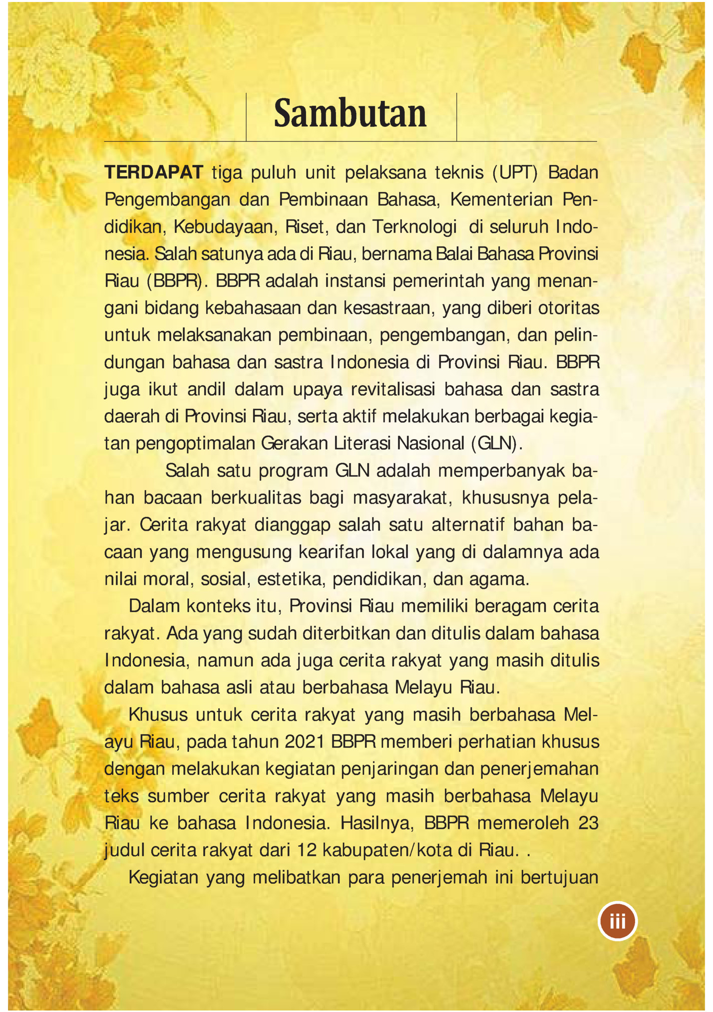 Sambutan
