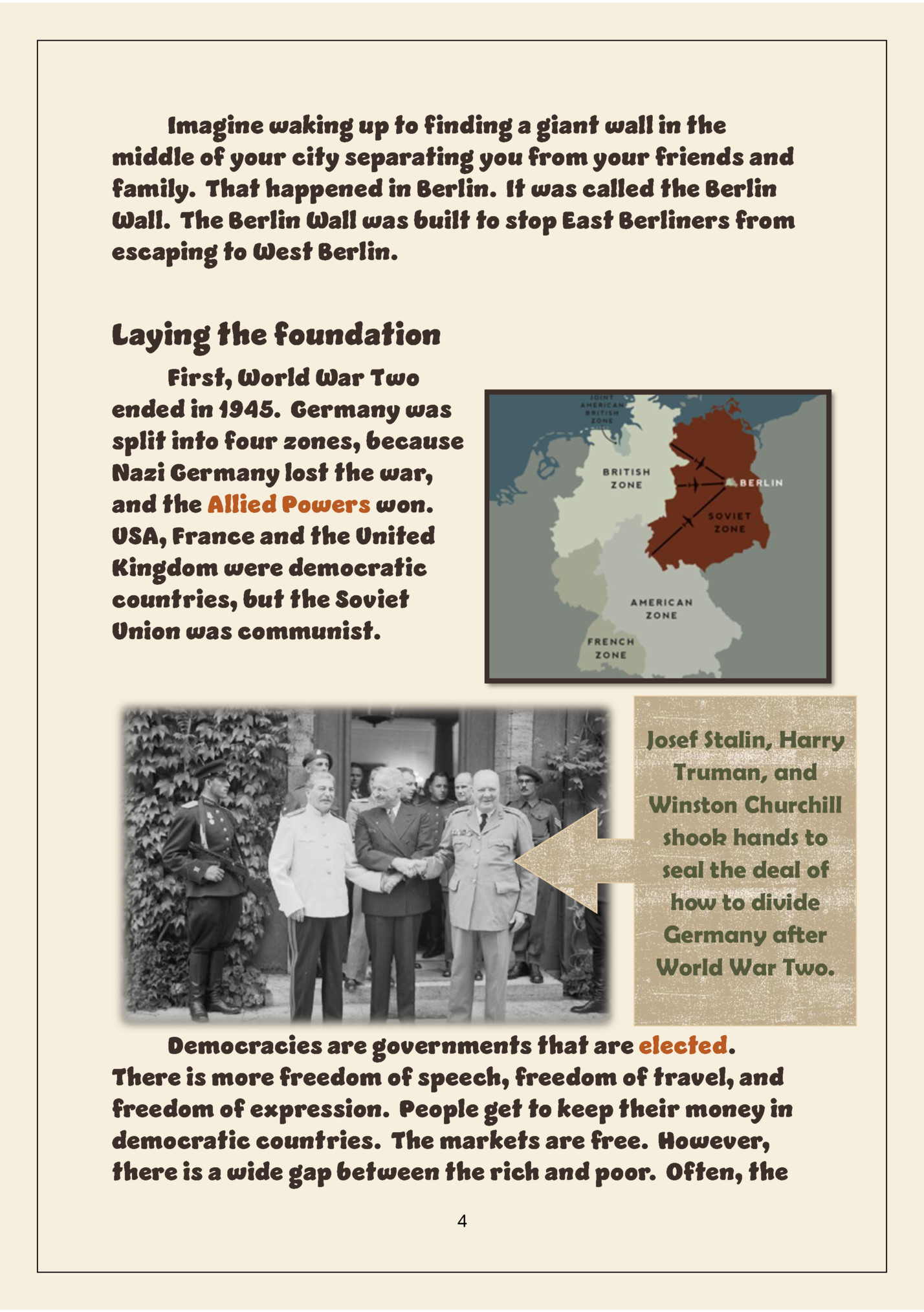 Imagine waking up to finding a giant wall in the