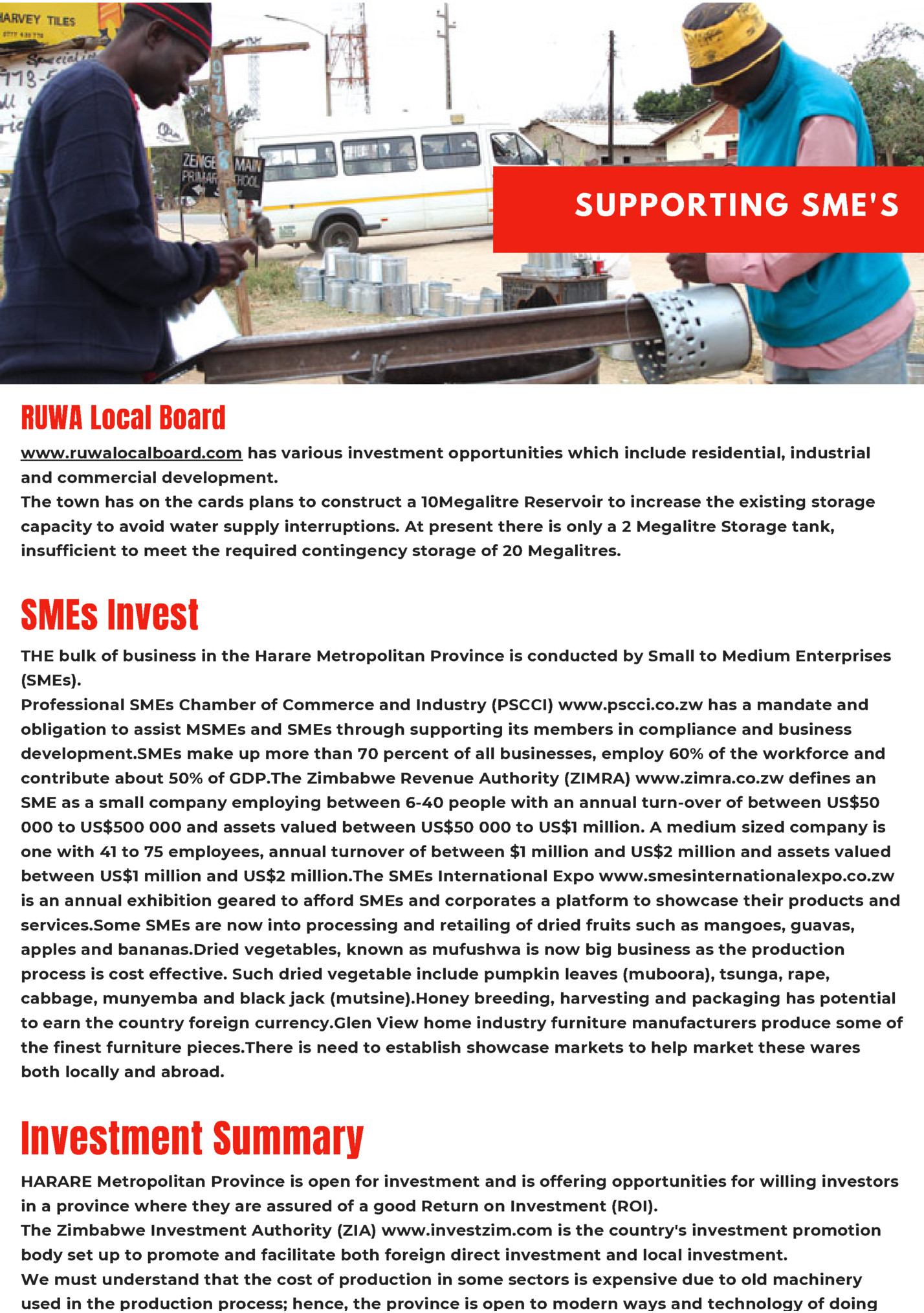 SUPPORTING SME