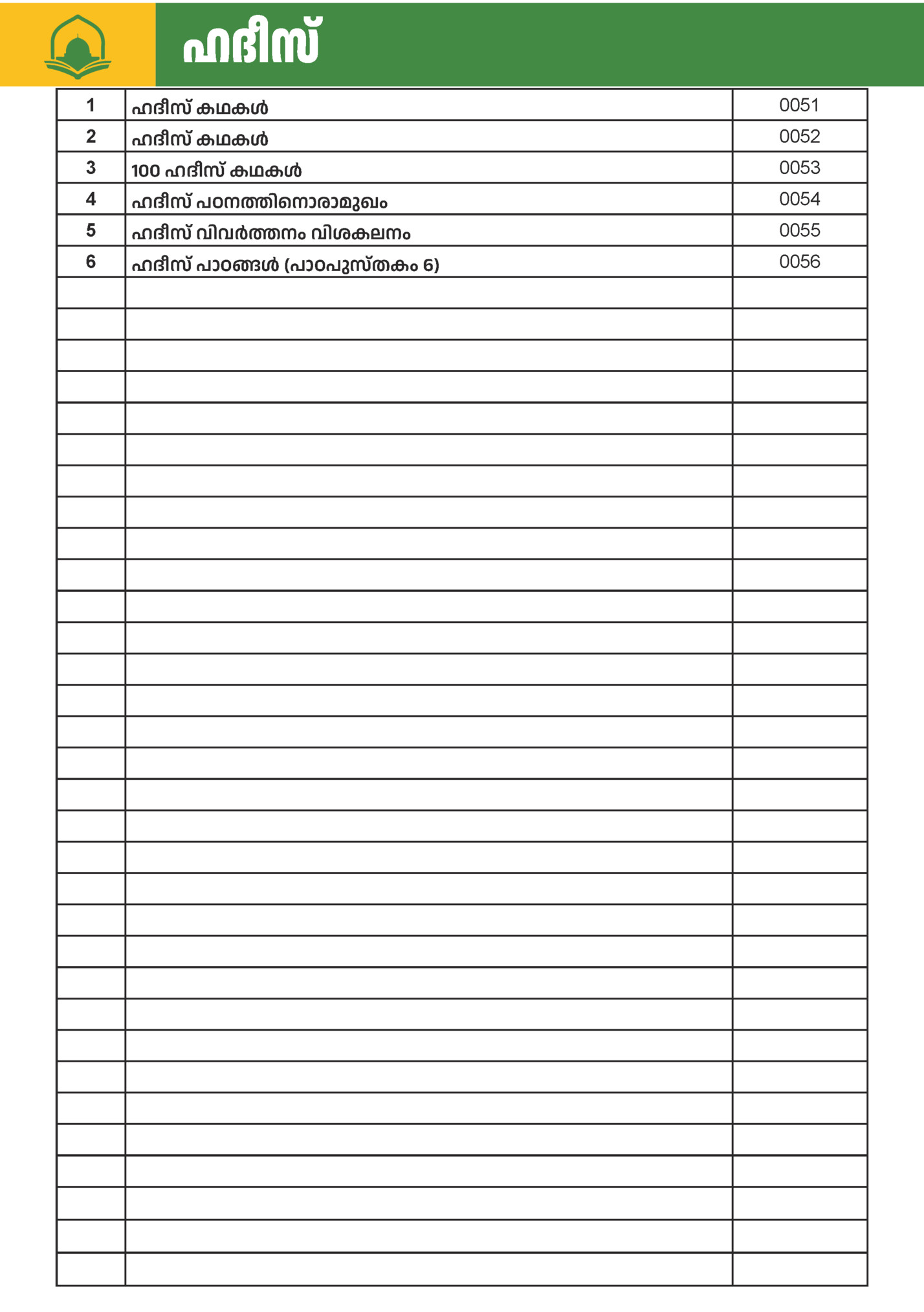 ഹദീസ് ഹദീസ്