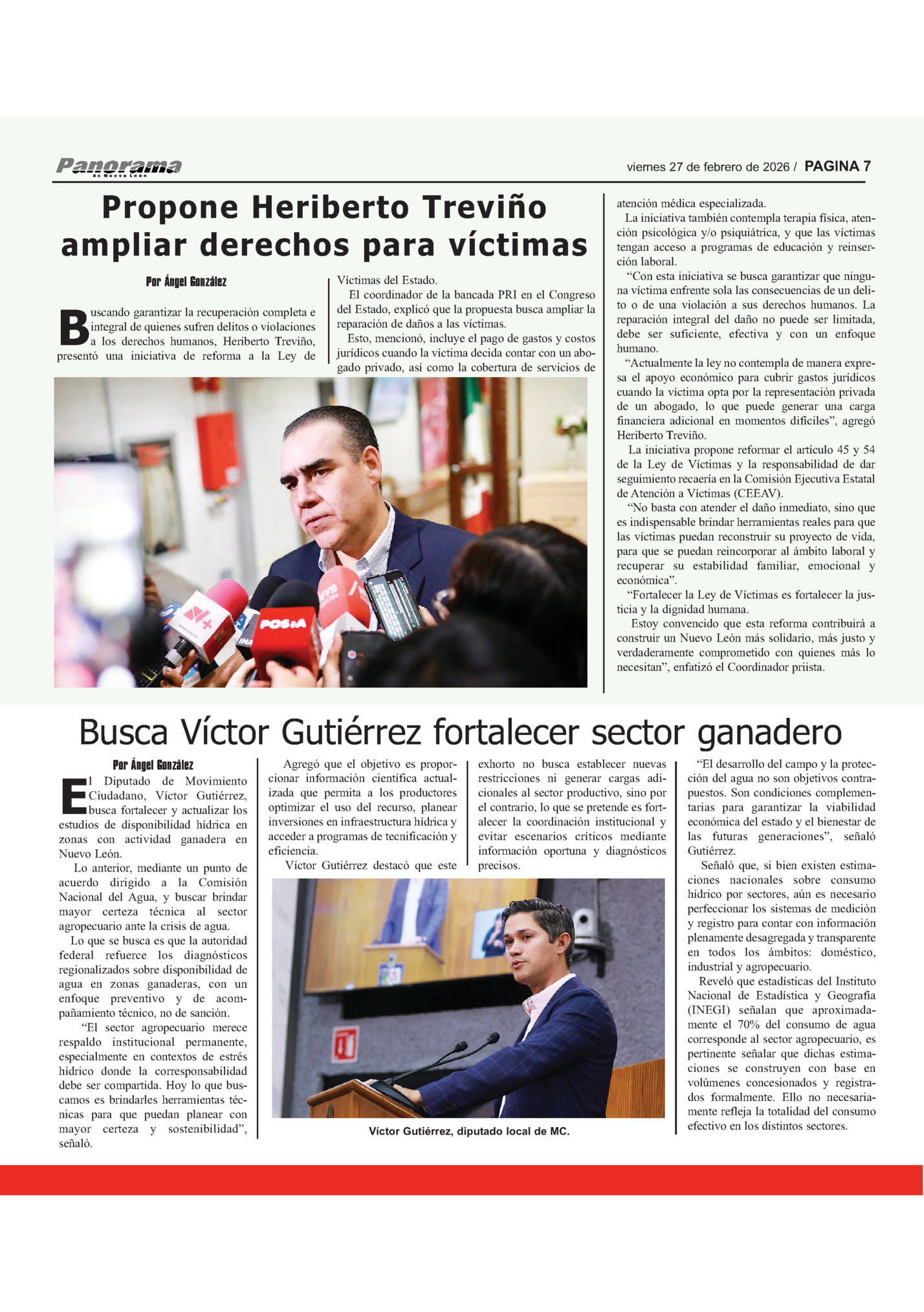 viernes 27 de febrero de 2026 / PAGINA 7