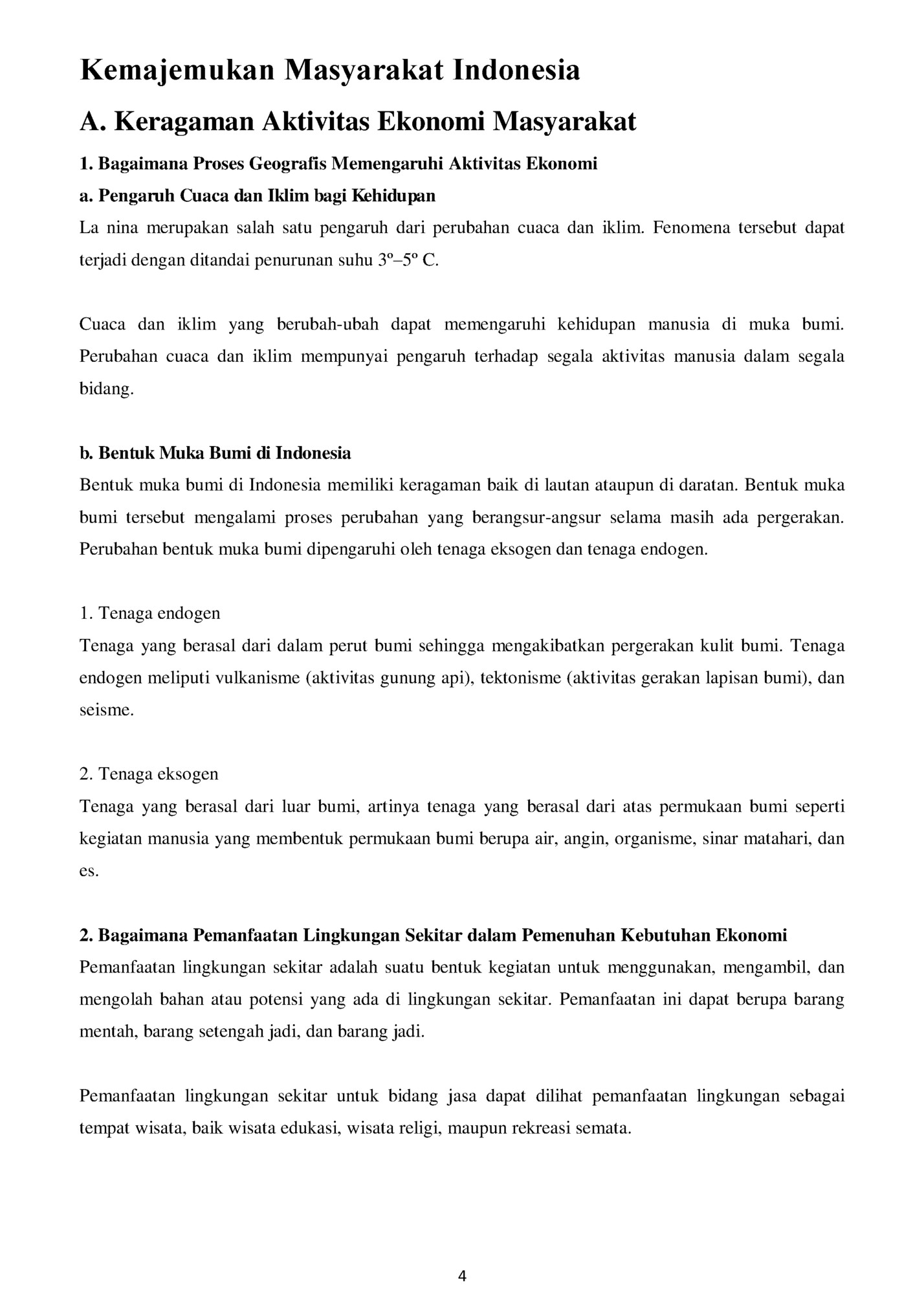 Kemajemukan Masyarakat Indonesia