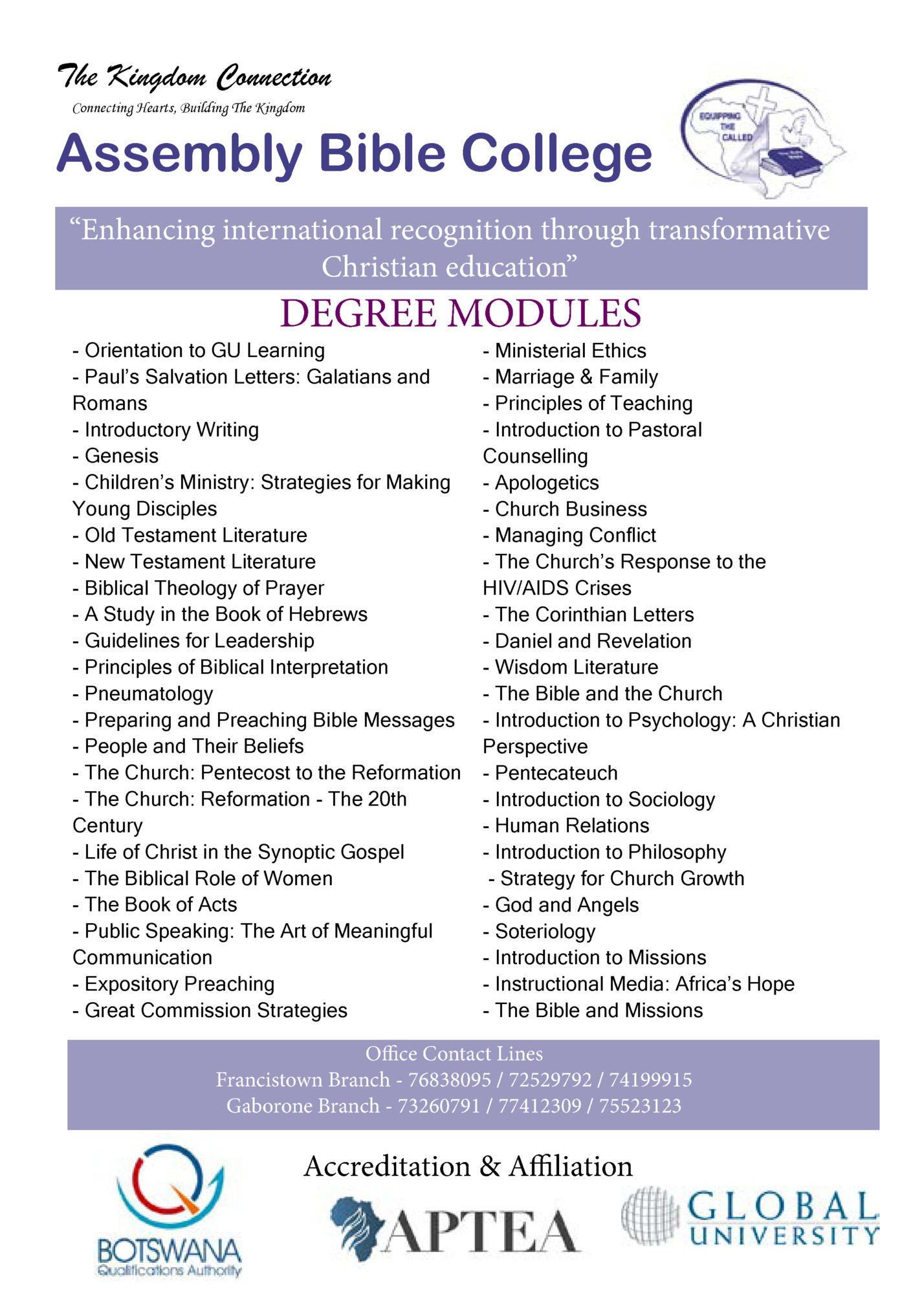 The Kingdom Connection