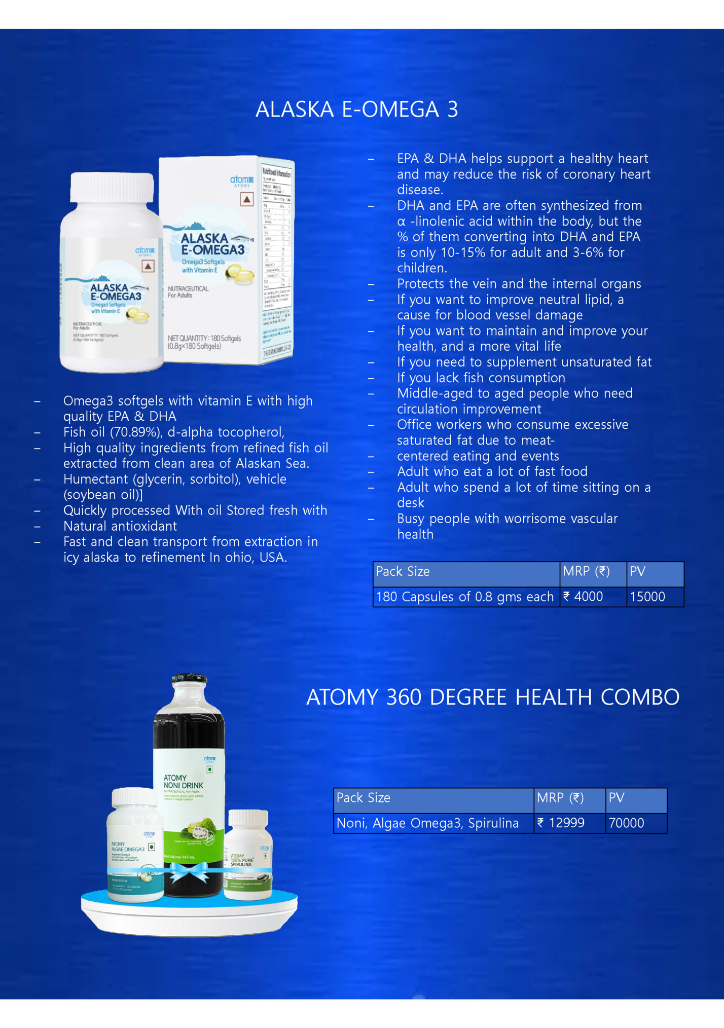 ALASKA E-OMEGA 3