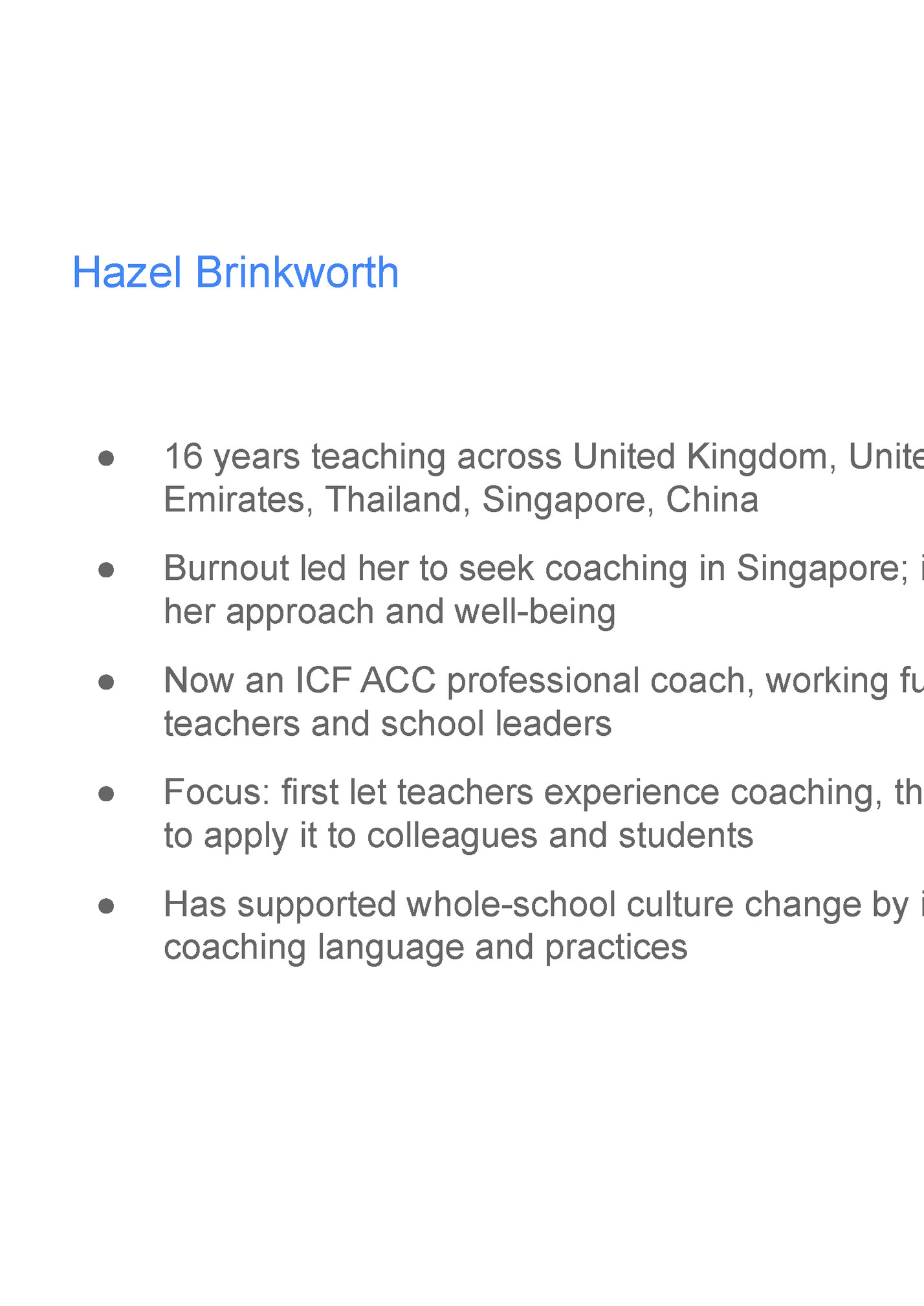 Hazel Brinkworth Hazel Brinkworth